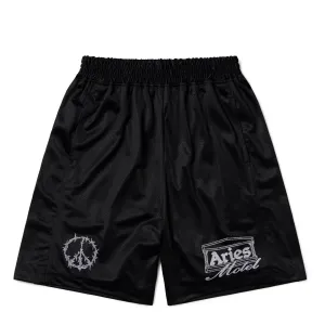 Aries Ramscape Airtex Shorts Black