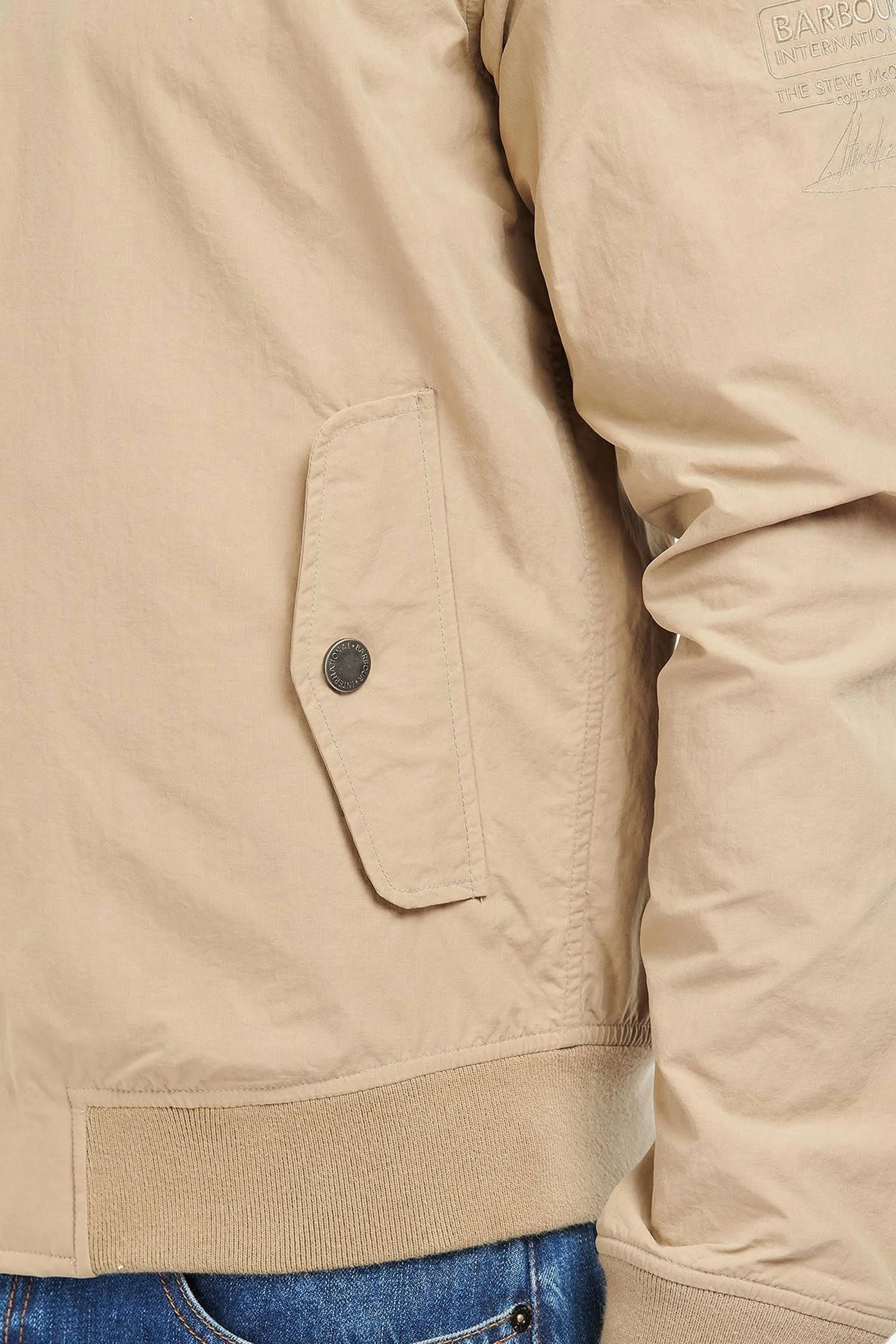 Barbour Steve McQueen Rectifier Harrington Jacket Military Brown