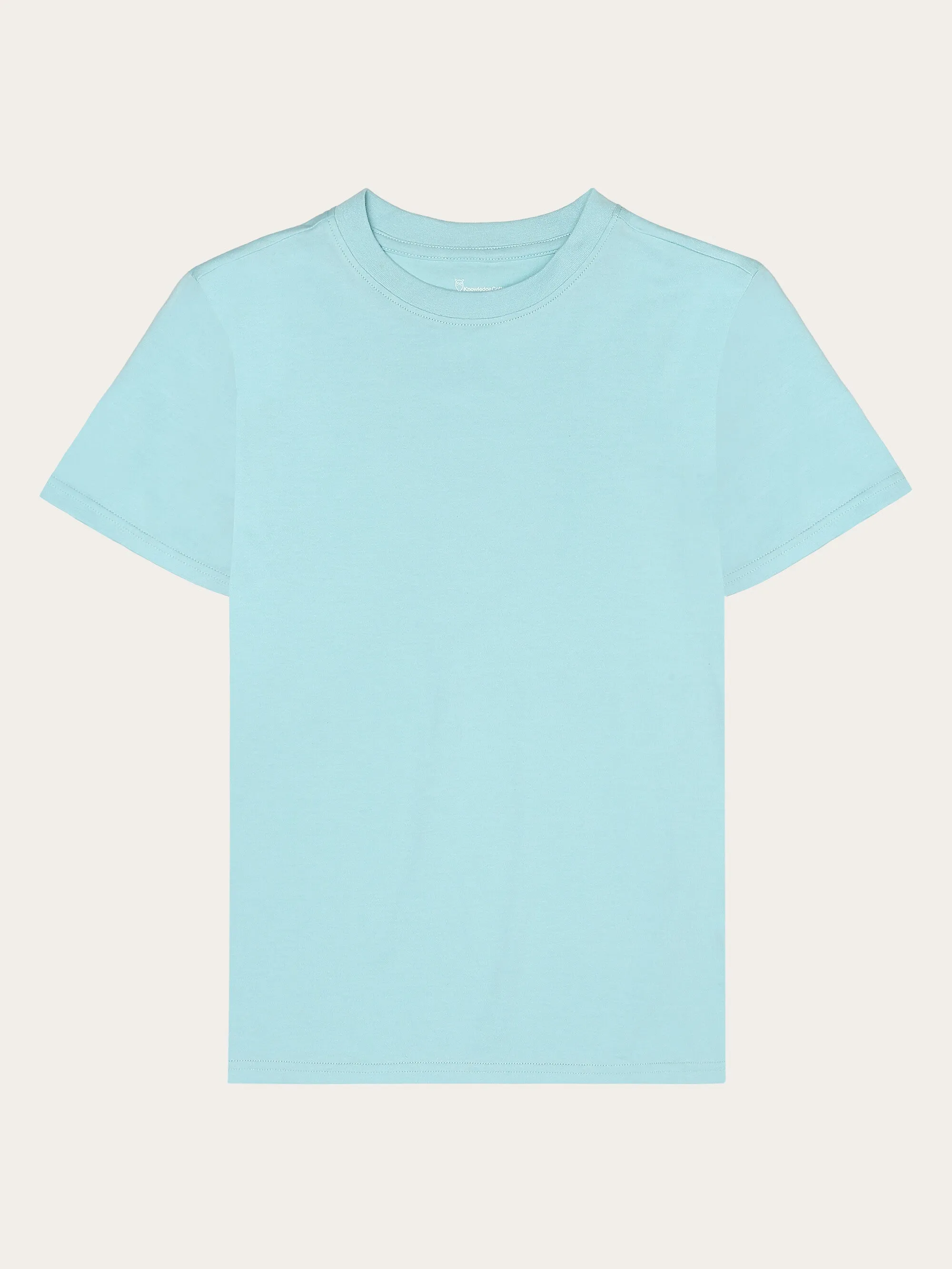 Basic pima cotton t-shirt - GOTS/Vegan - Aqua-Esque Knowledge Cotton