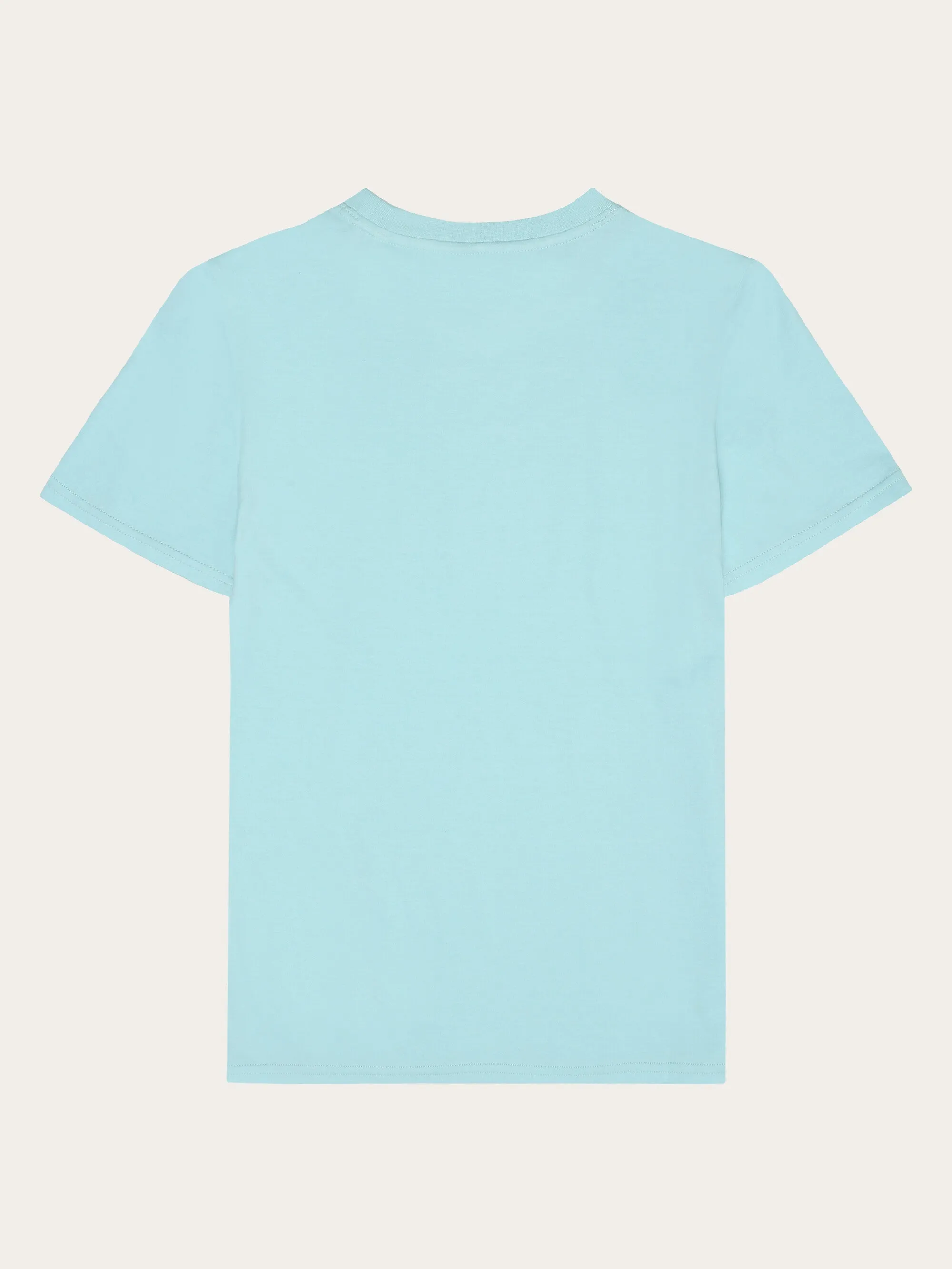 Basic pima cotton t-shirt - GOTS/Vegan - Aqua-Esque Knowledge Cotton