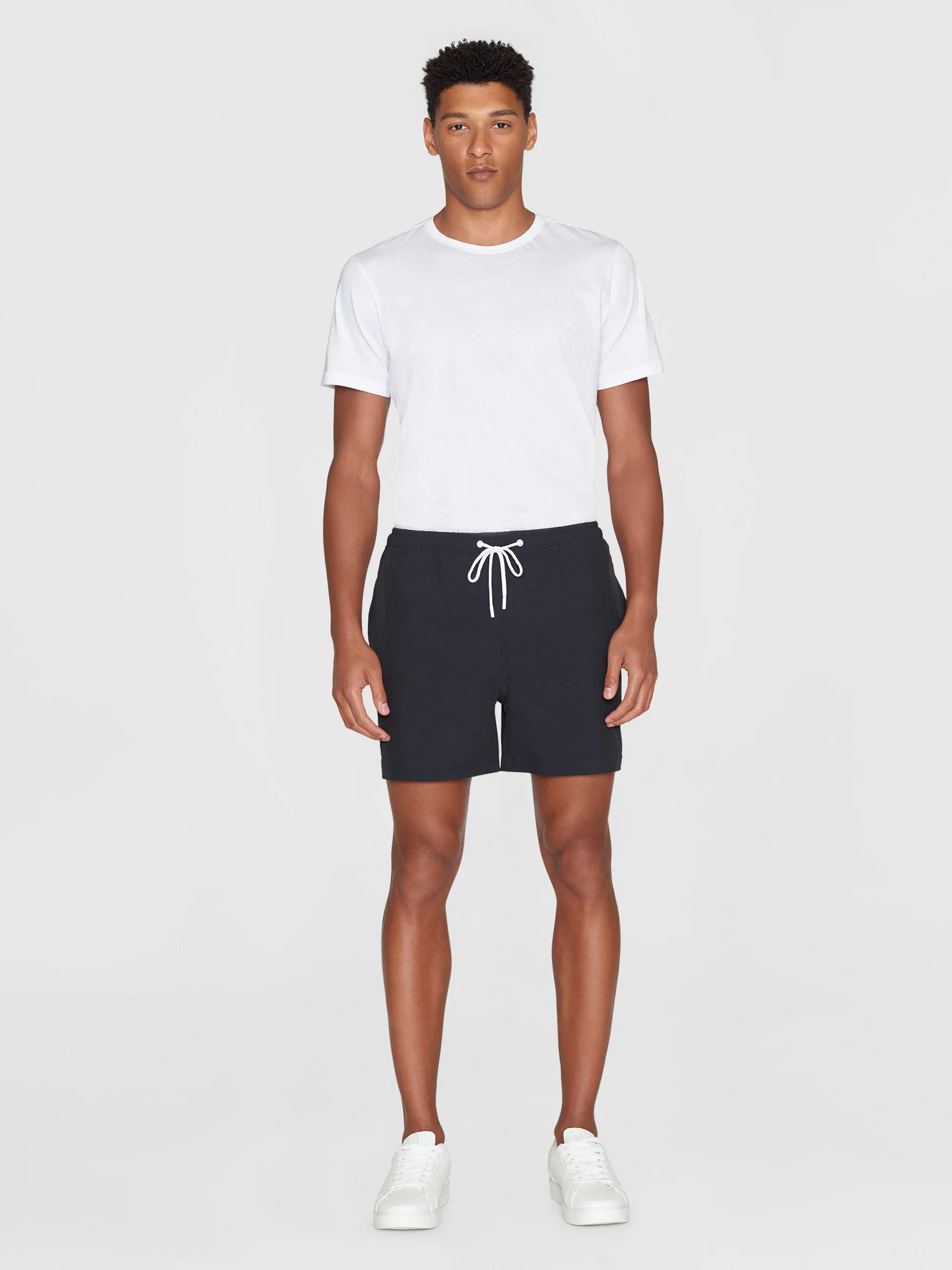 BAY stretch swimshorts - Black Jet Knowledge Cotton