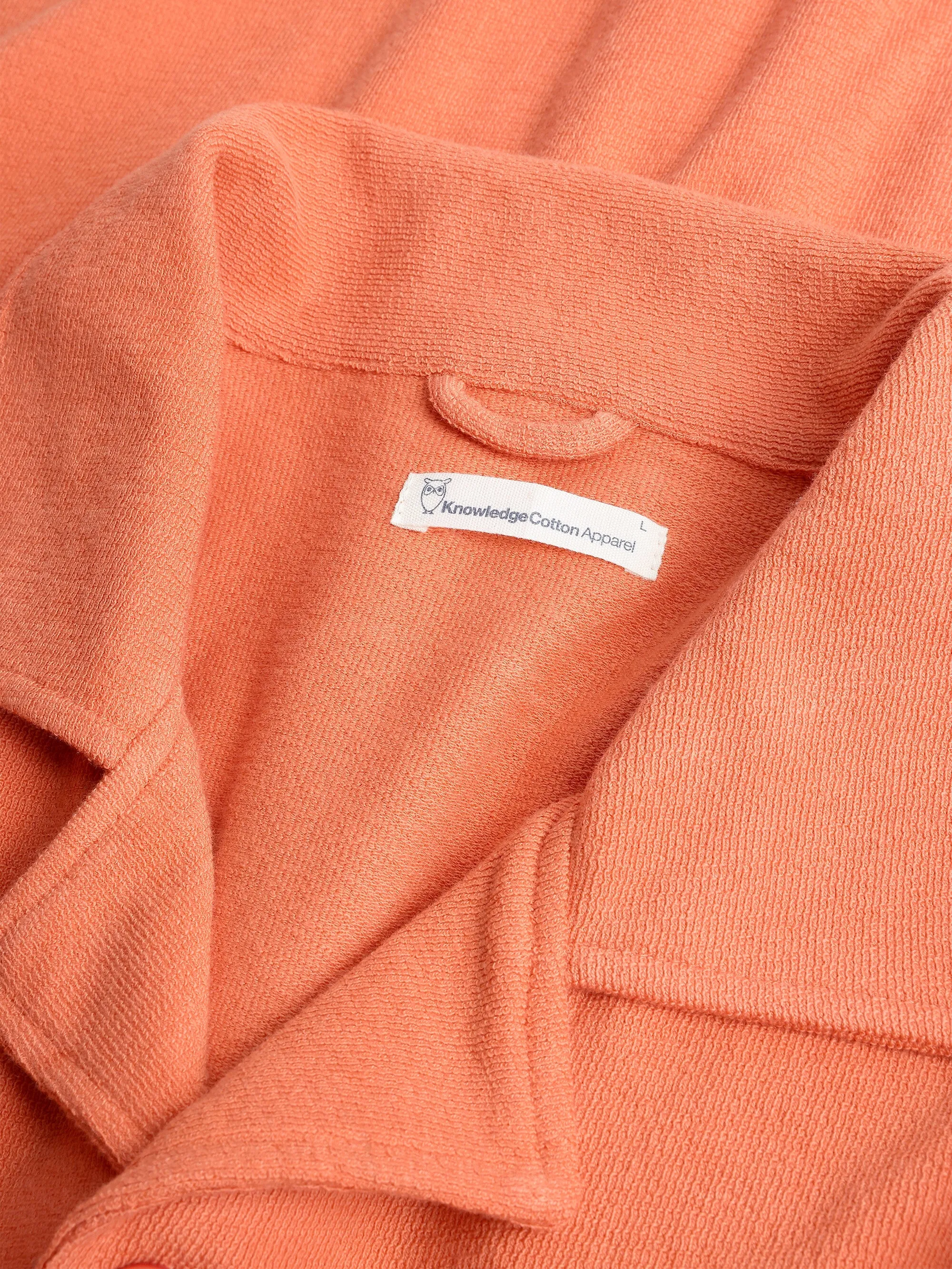 Boucl short sleeved shirt - GOTS/Vegan - Langoustino Knowledge Cotton