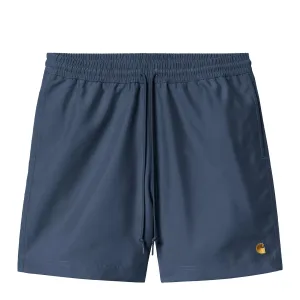 Carhartt WIP Chase Swim Trunks Dusky Blue / Gold