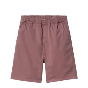 Carhartt WIP Flint Short Dusky Pink Garment Dyed