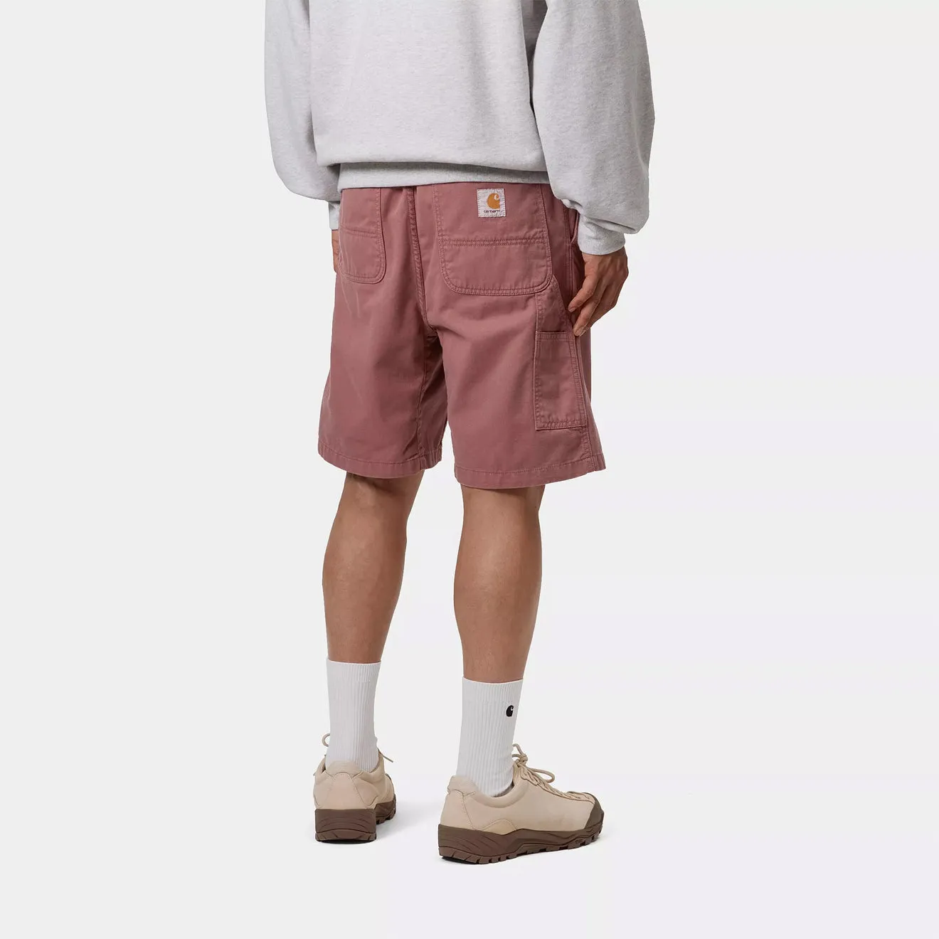 Carhartt WIP Flint Short Dusky Pink Garment Dyed