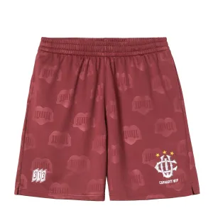 Carhartt WIP Harttes Football Short Heart Train Jacquard / Mulberry