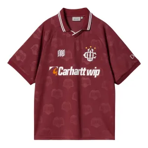 Carhartt WIP S/S Harttes Football T-Shirt Heart Train Jacquard / Mulberry