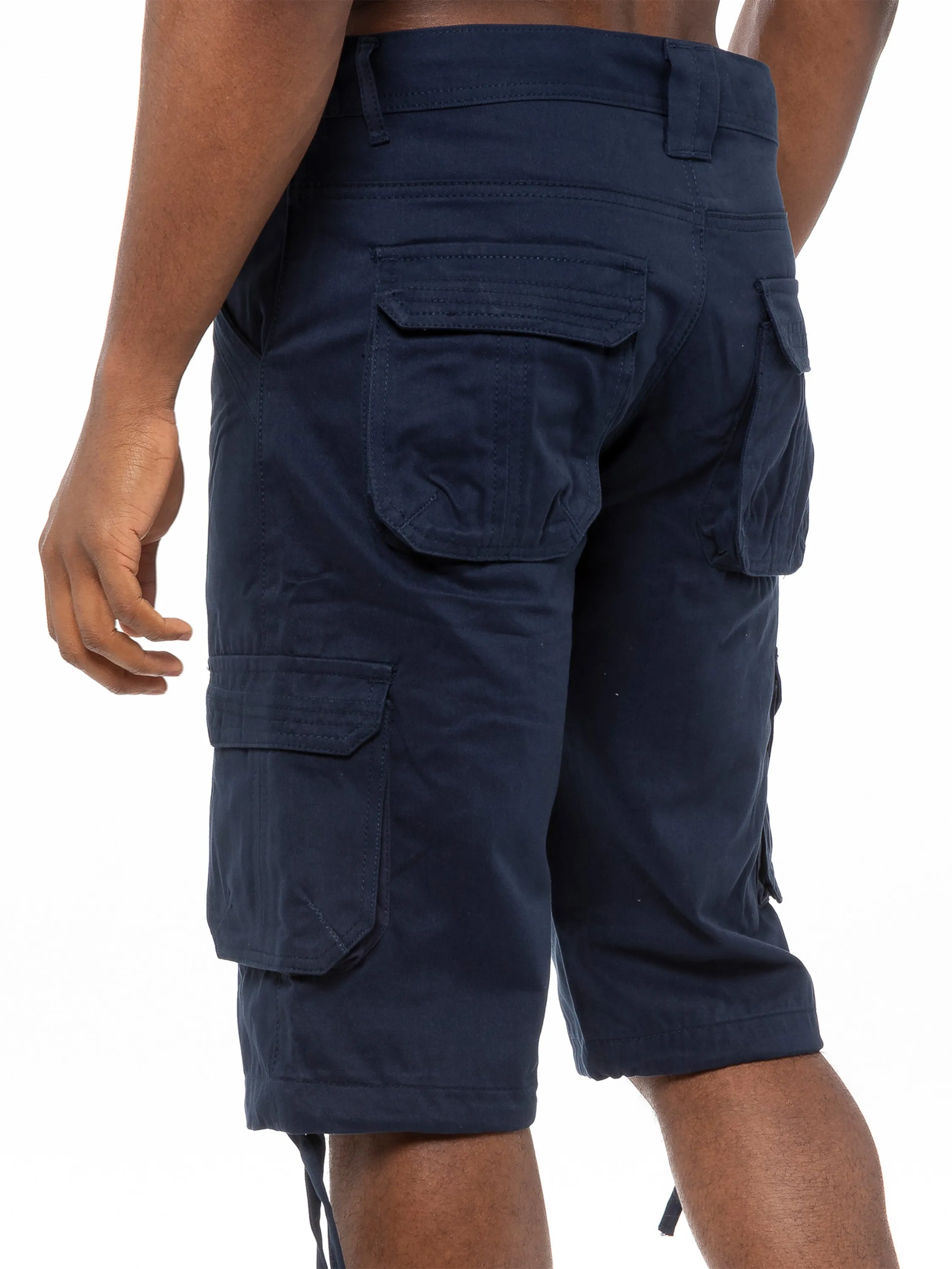 Enzo Mens Cargo Combat Shorts  | Enzo Designer Menswear