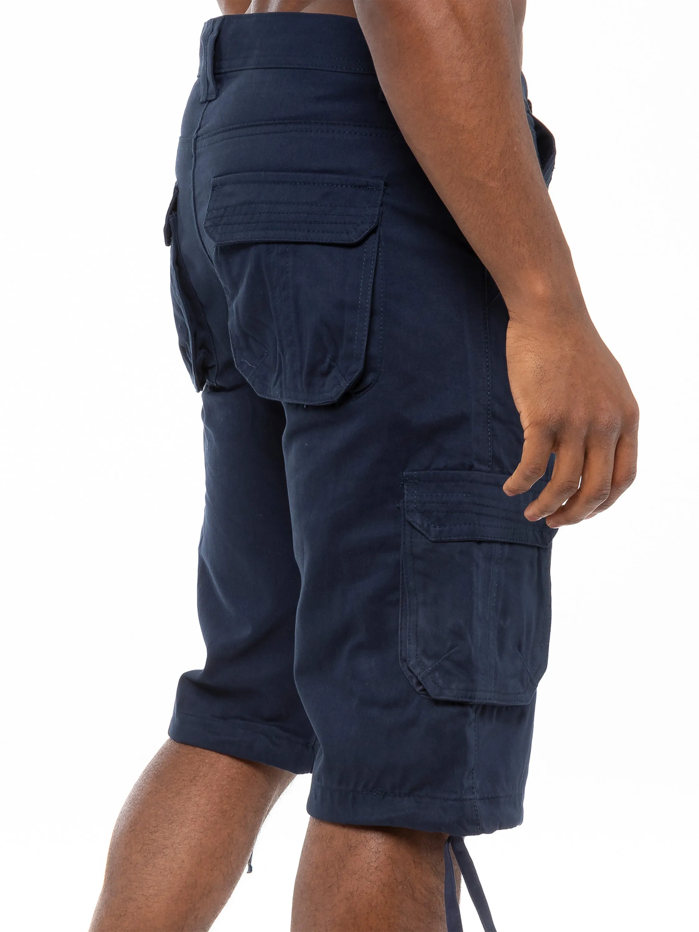 Enzo Mens Cargo Combat Shorts  | Enzo Designer Menswear