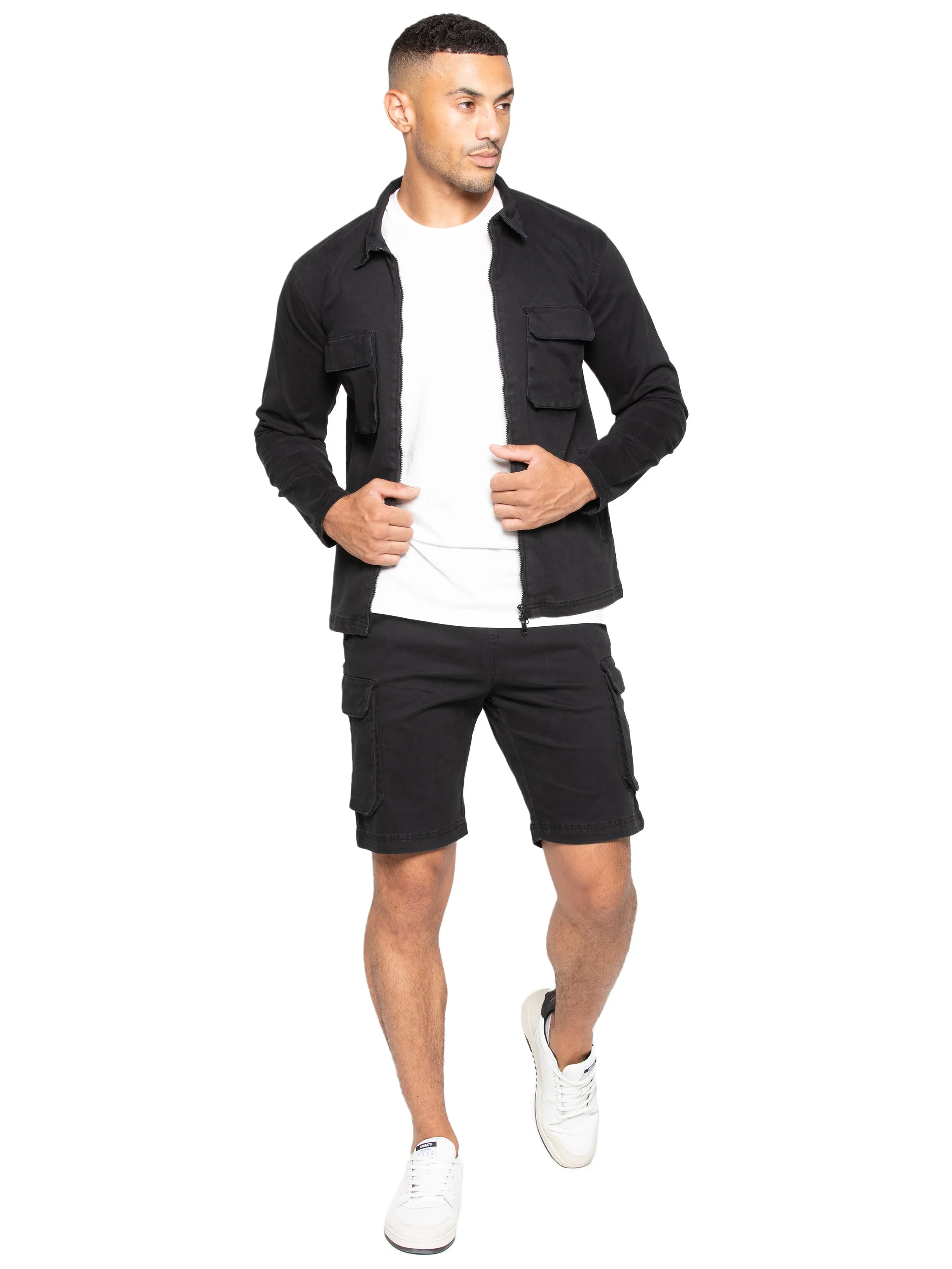 Enzo | Mens Cargo Summer Shorts