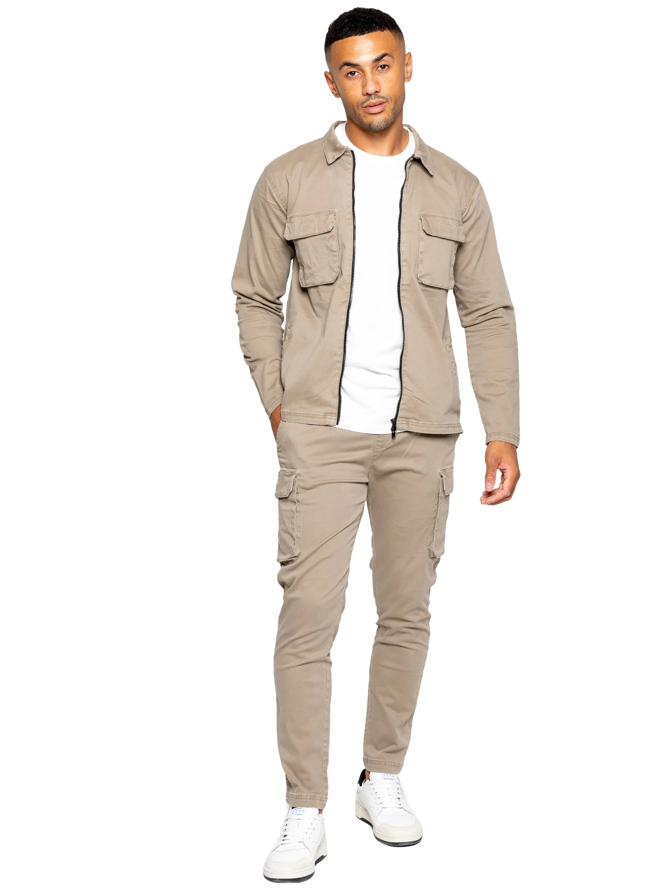 Enzo | Mens Cargo Tracksuit