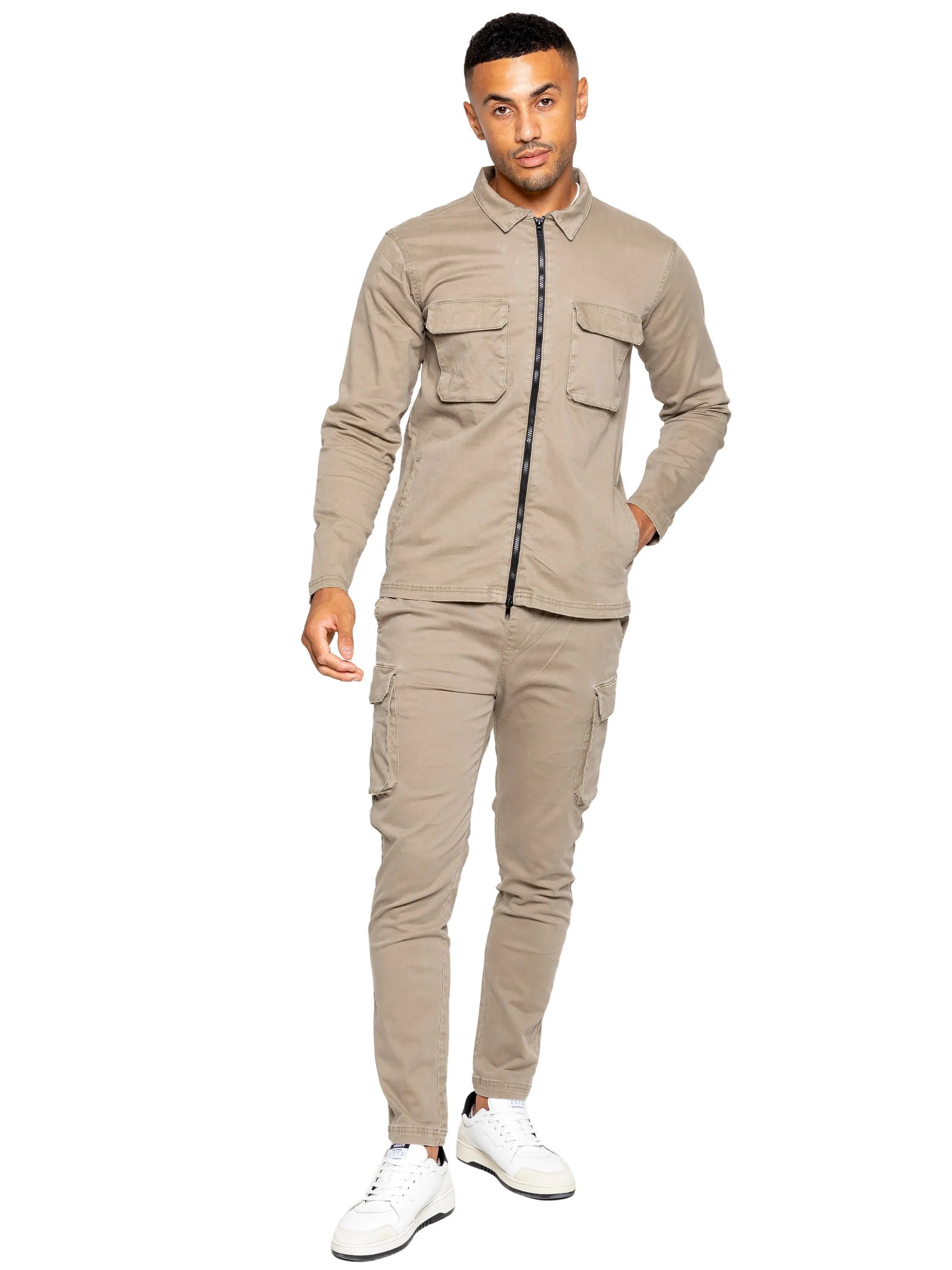 Enzo | Mens Cargo Tracksuit