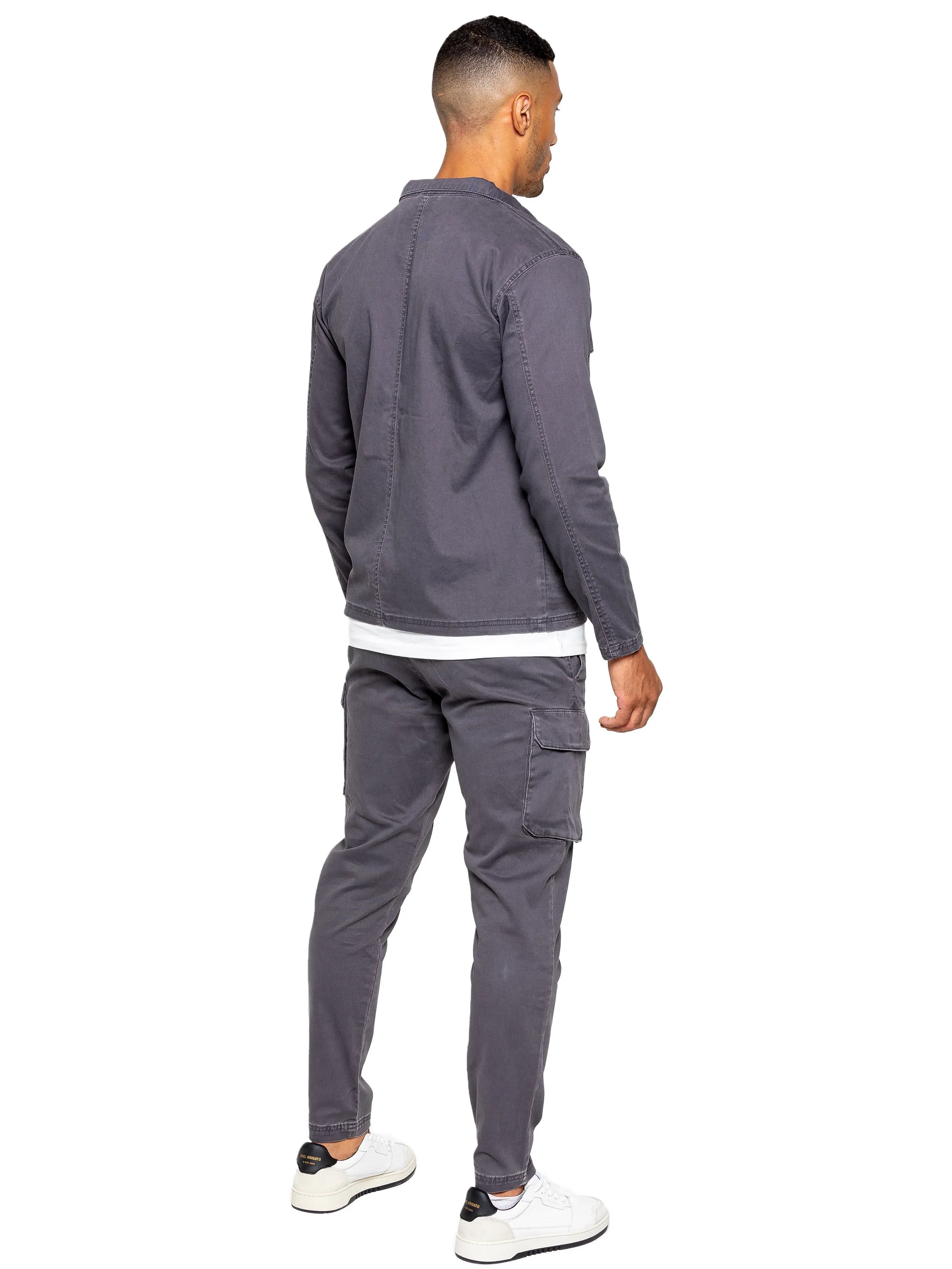 Enzo | Mens Cargo Tracksuit