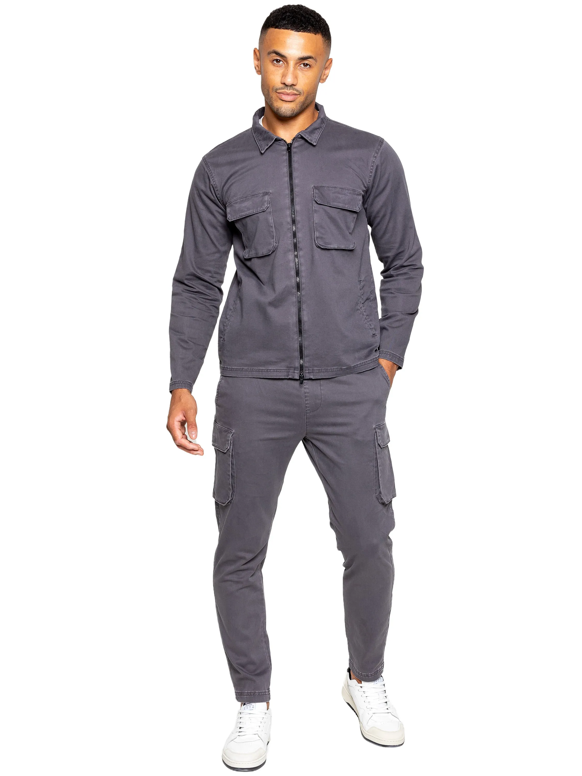Enzo | Mens Cargo Tracksuit