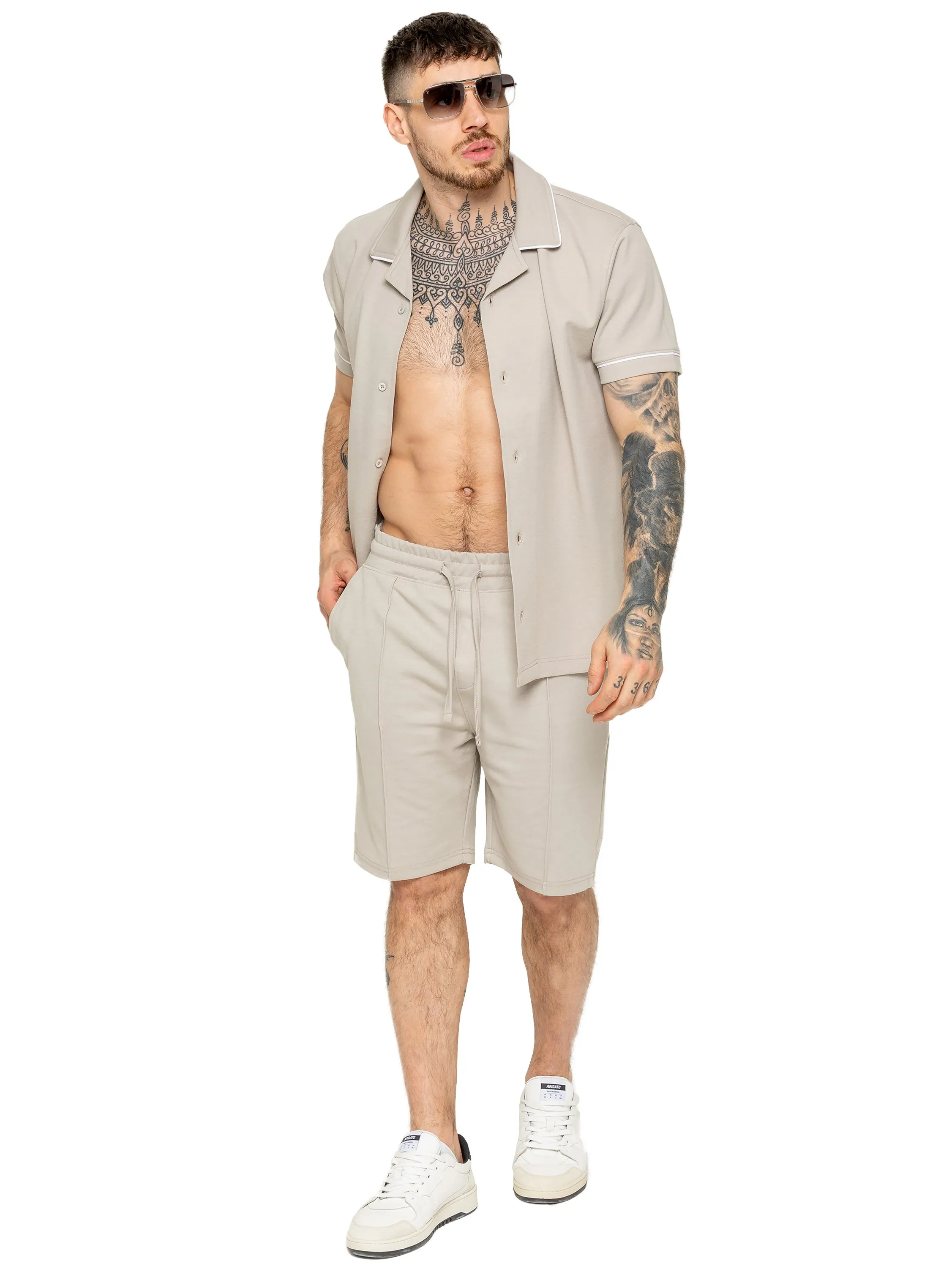 Enzo | Mens Casual Stretch Shorts