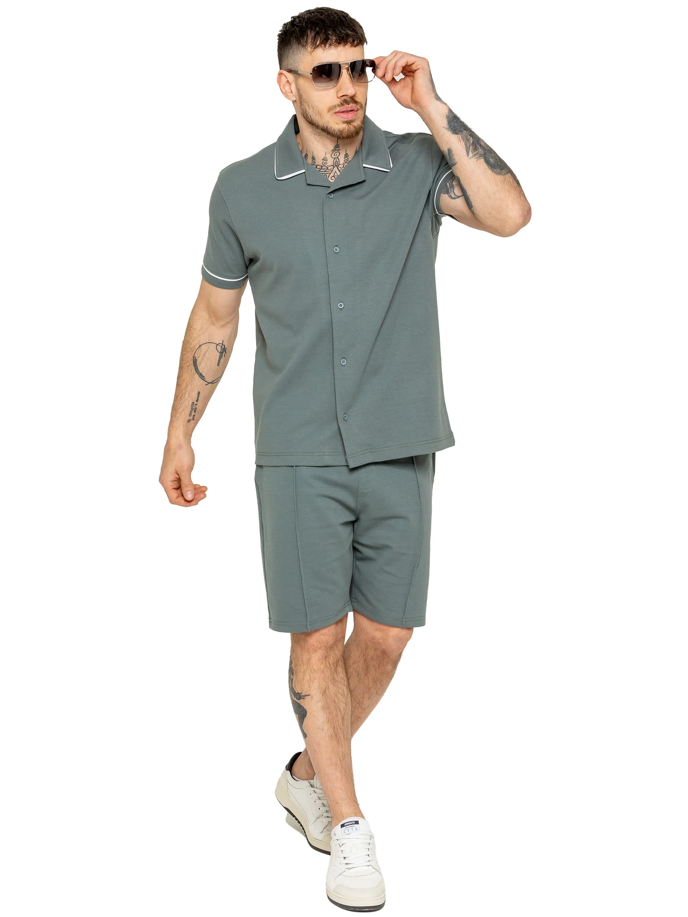 Enzo | Mens Casual Stretch Shorts