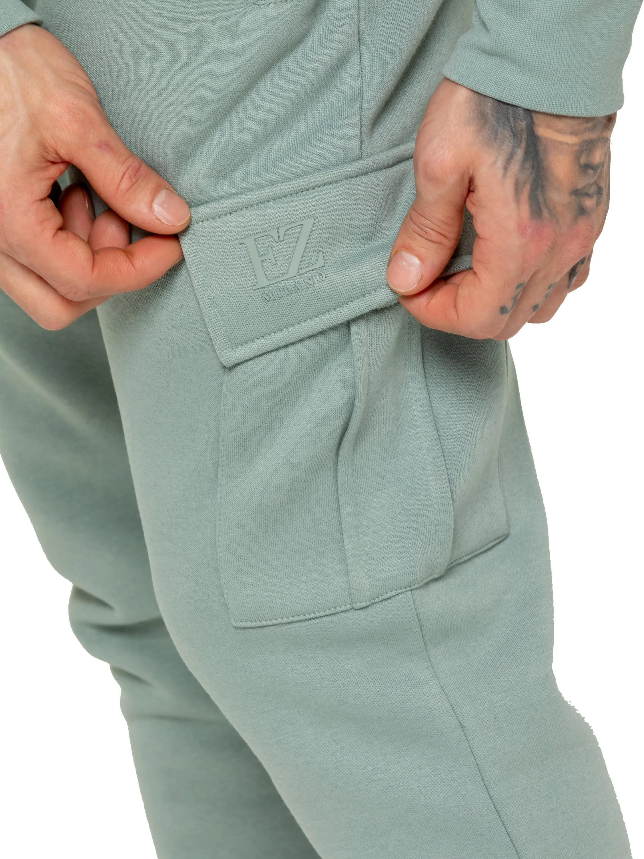 Enzo | Mens Pullover Hoodie Tracksuit Set