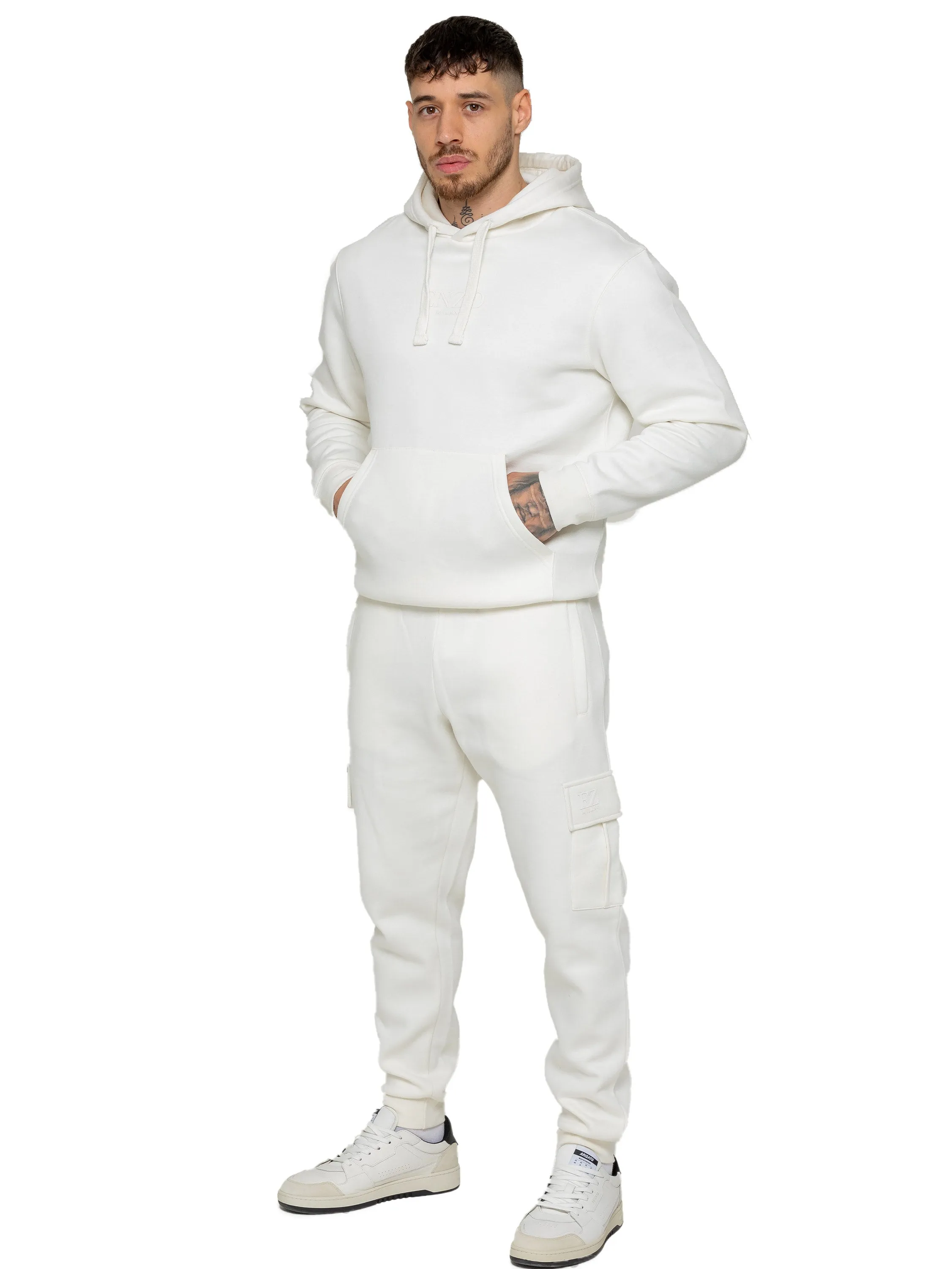 Enzo | Mens Pullover Hoodie Tracksuit Set