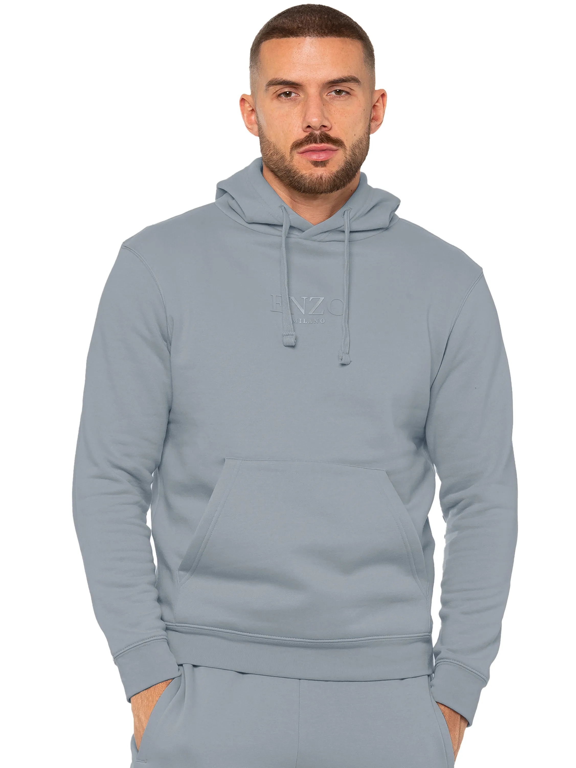 Enzo | Mens Pullover Hoodie Tracksuit Set