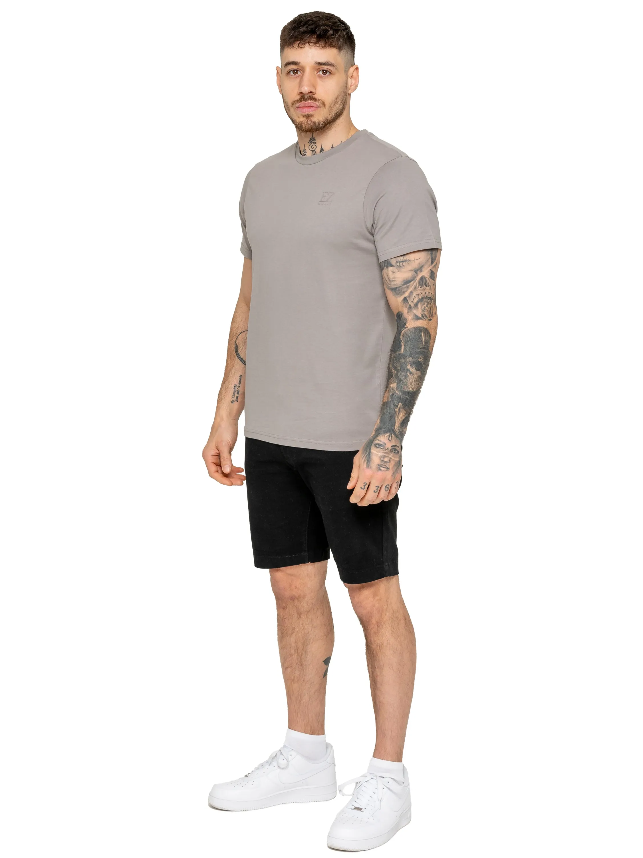 Enzo | Mens Stretch Chino Shorts