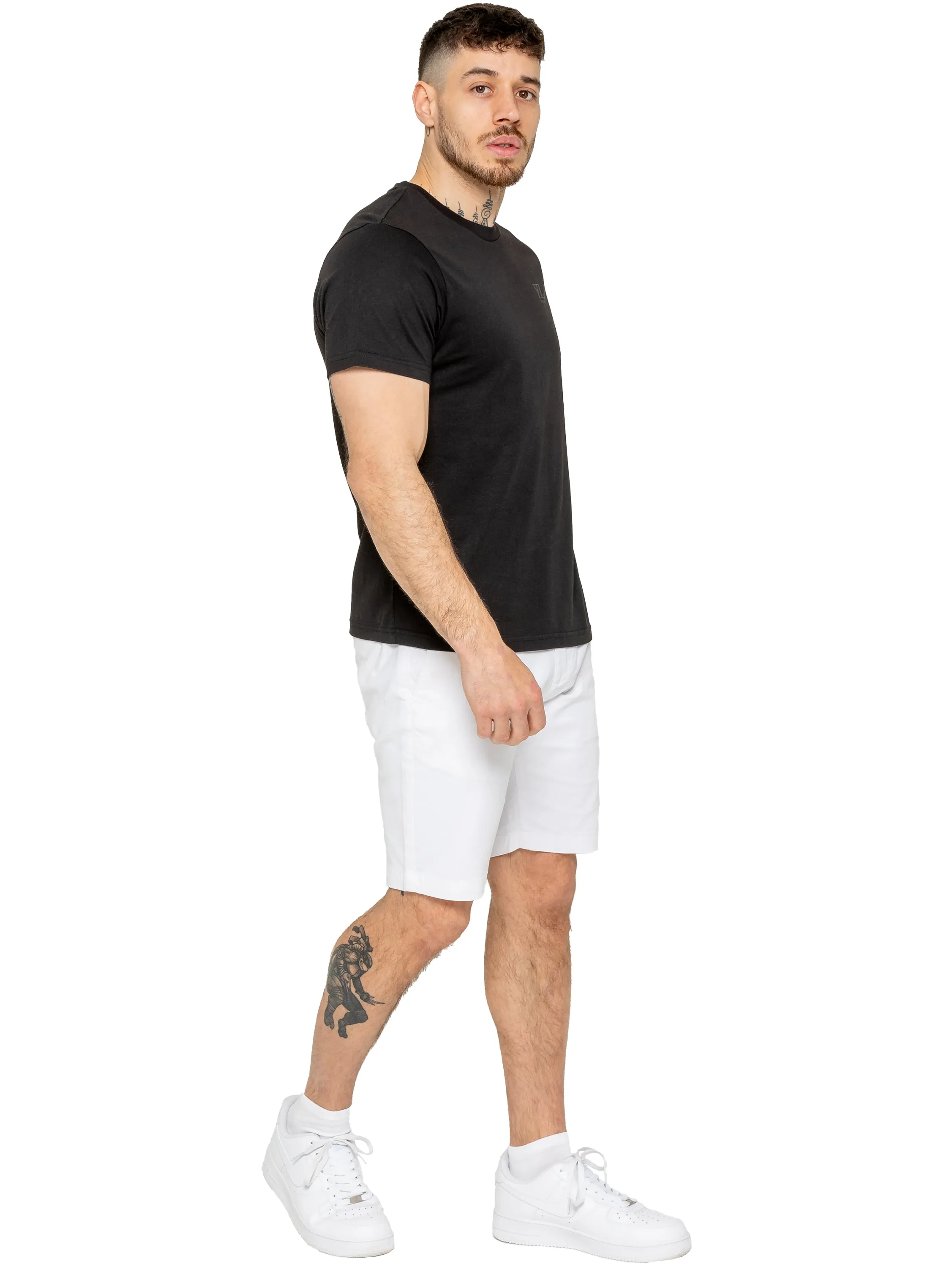 Enzo | Mens Stretch Chino Shorts