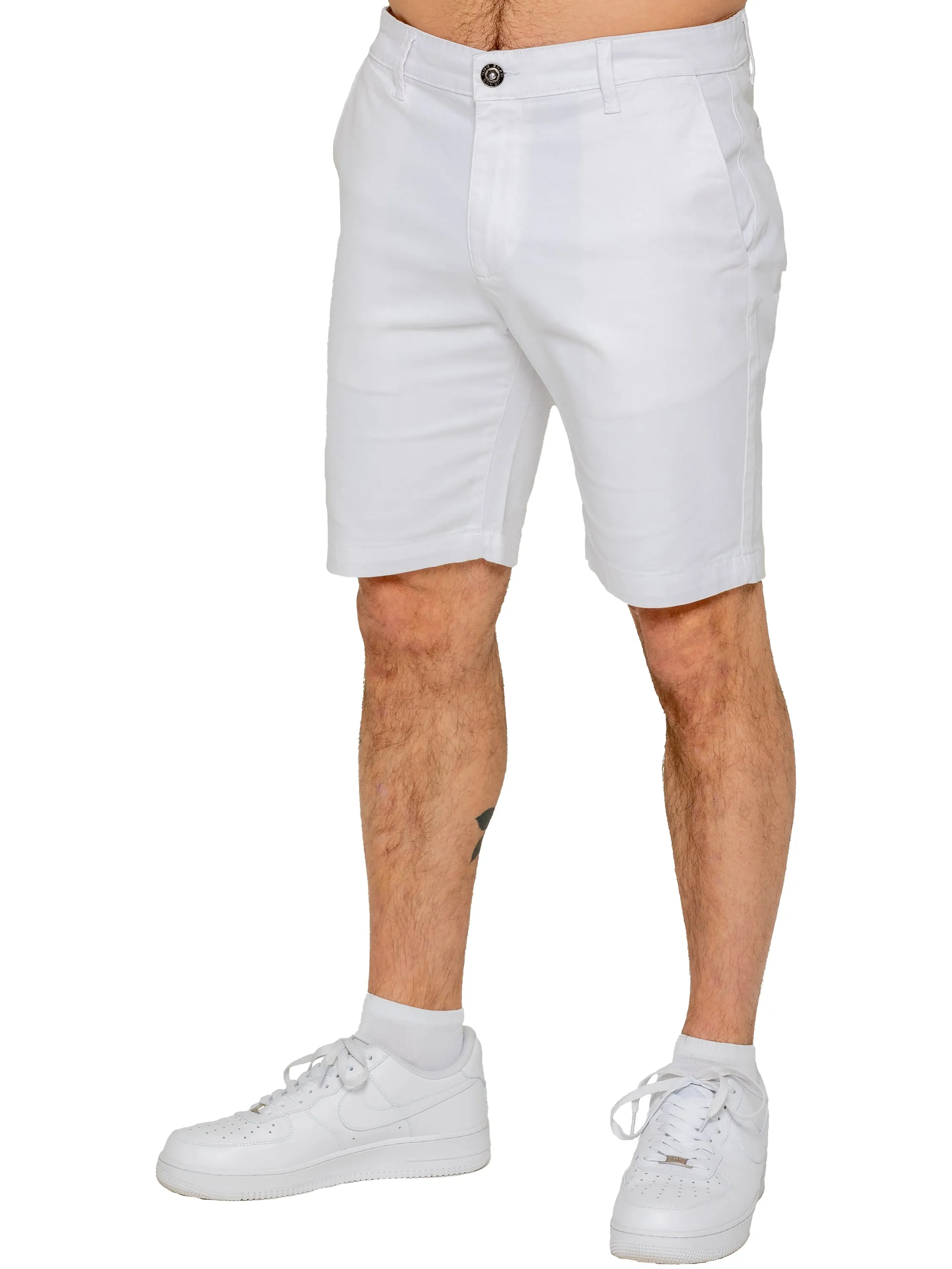 Enzo | Mens Stretch Chino Shorts