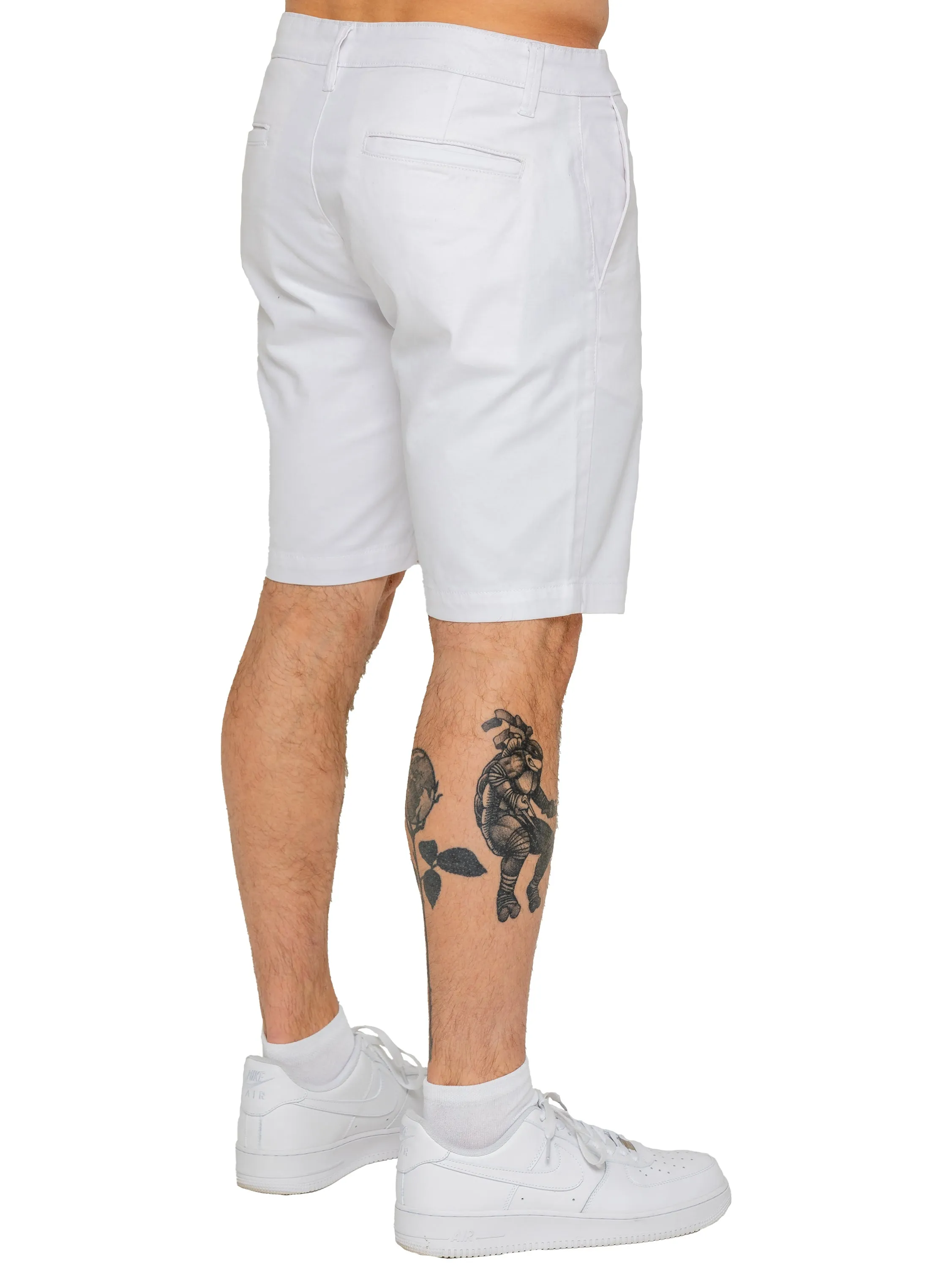 Enzo | Mens Stretch Chino Shorts