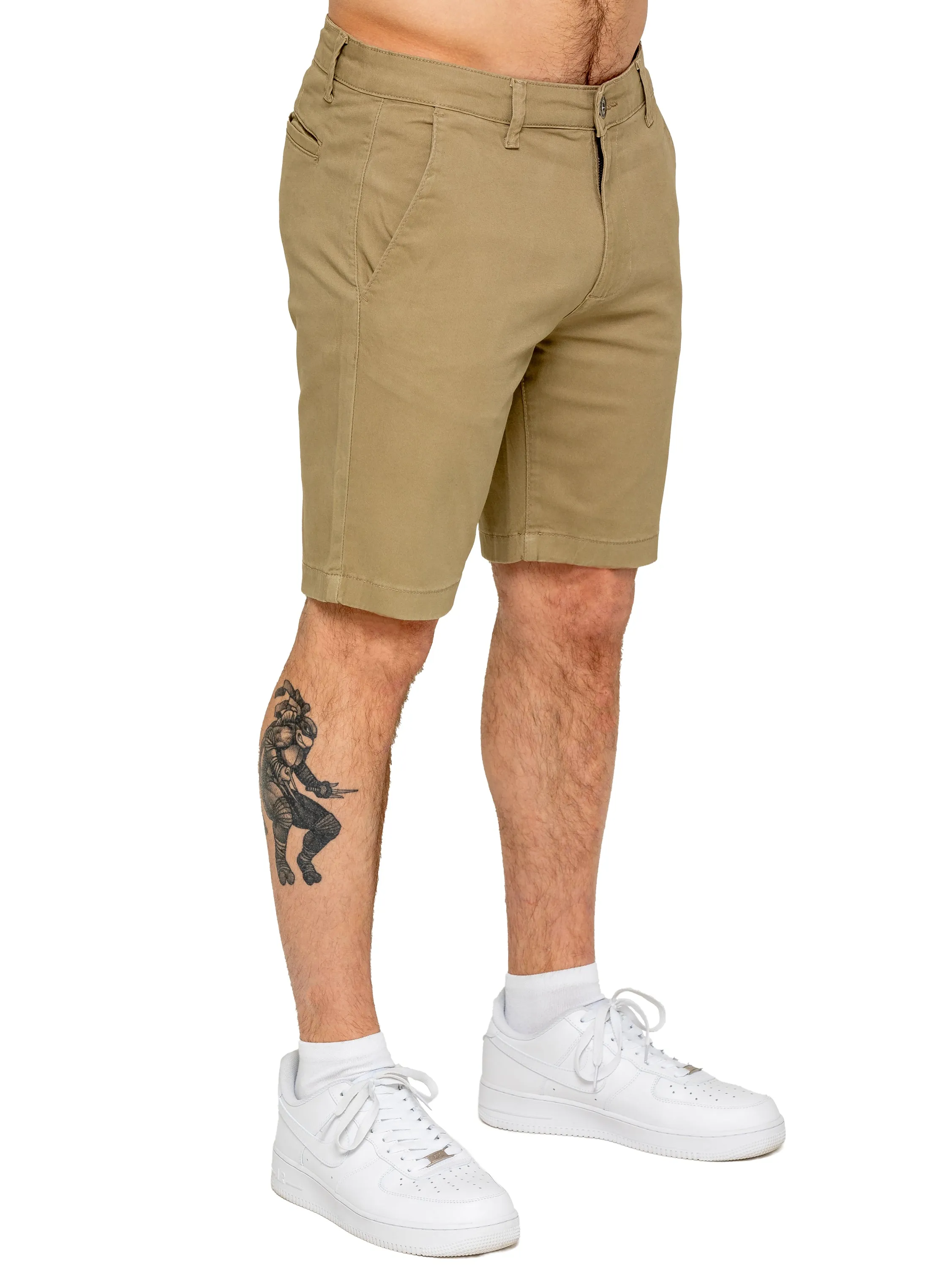 Enzo | Mens Stretch Chino Shorts