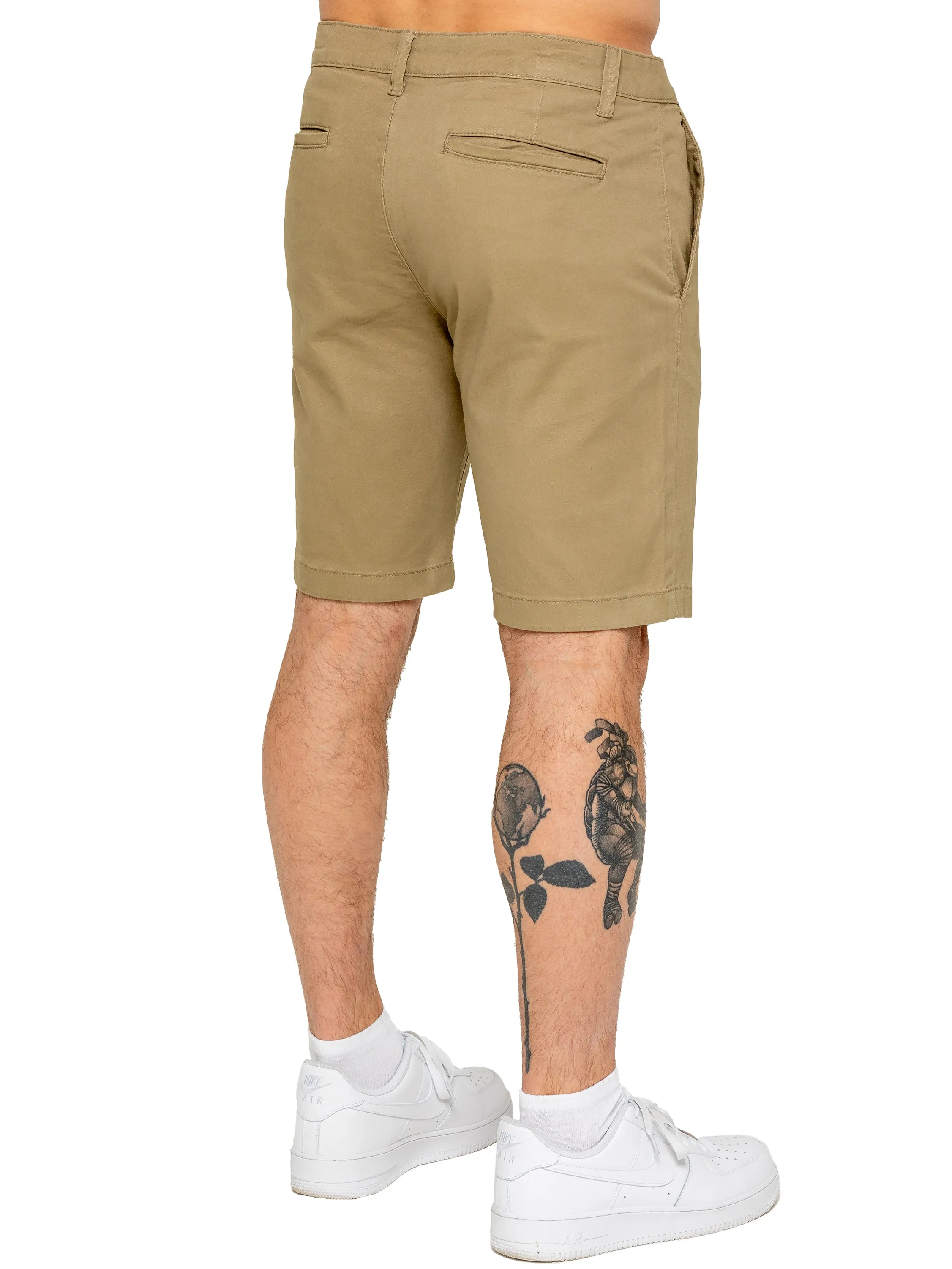 Enzo | Mens Stretch Chino Shorts