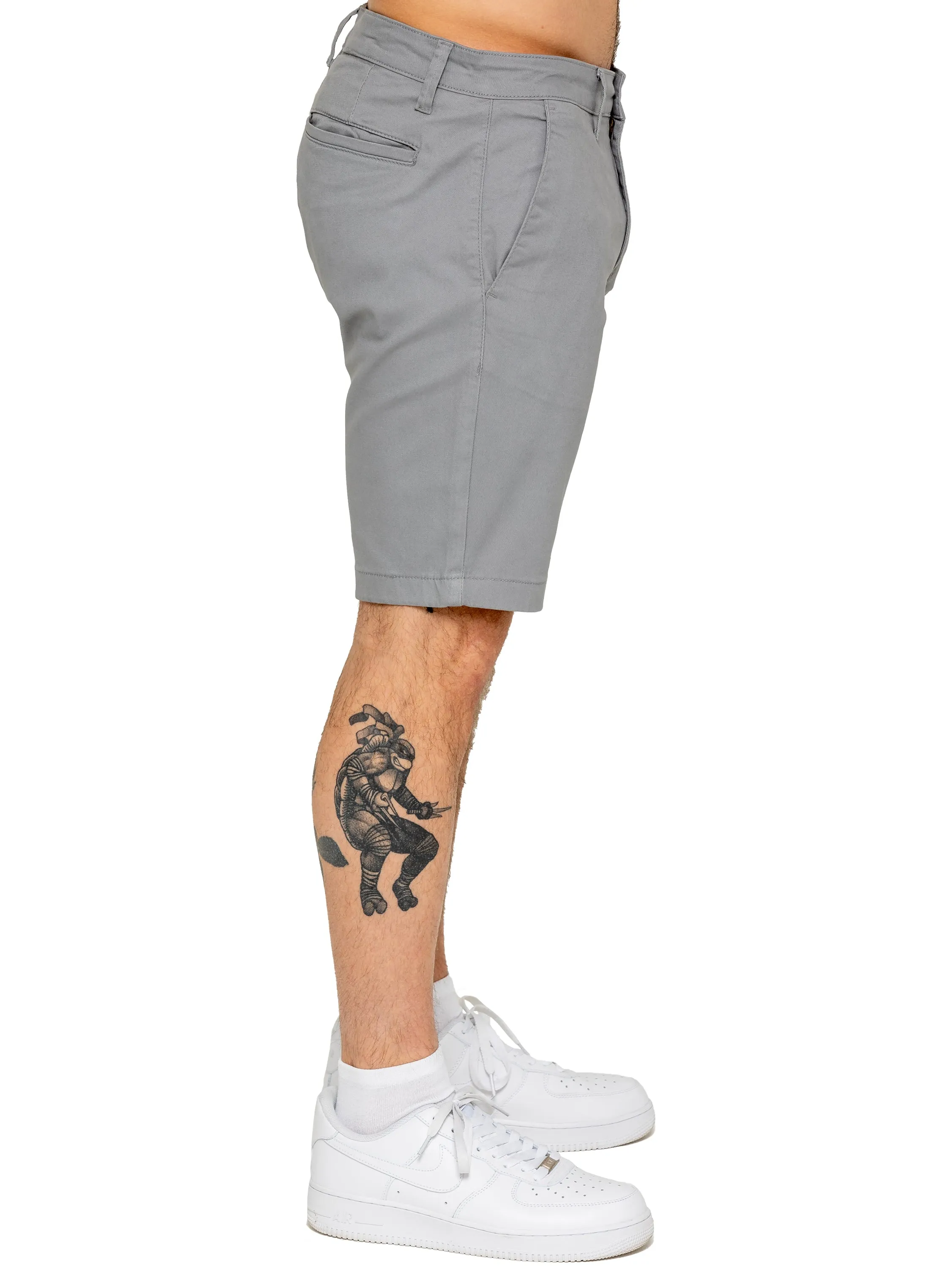 Enzo | Mens Stretch Chino Shorts