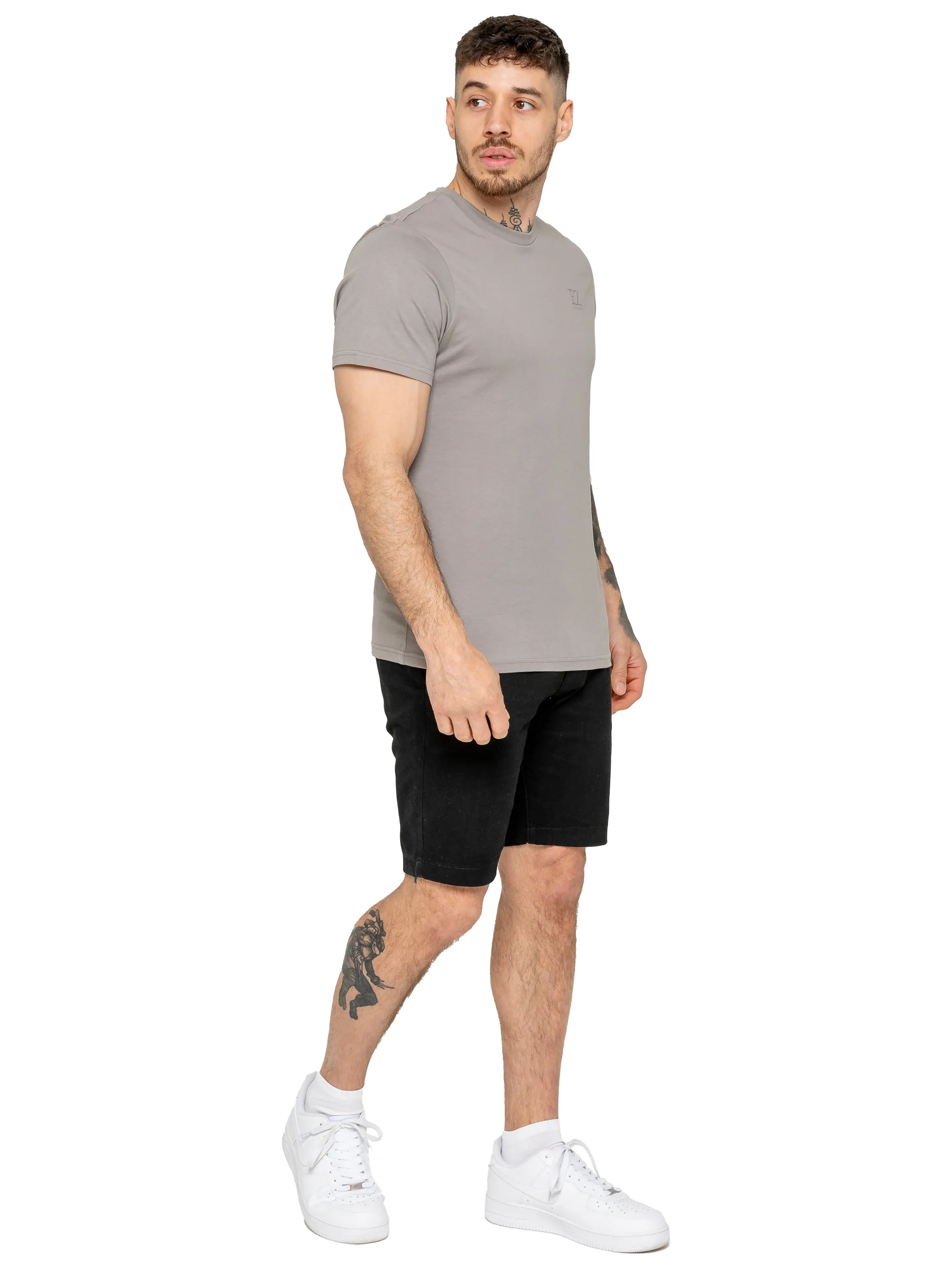Enzo | Mens Stretch Chino Shorts