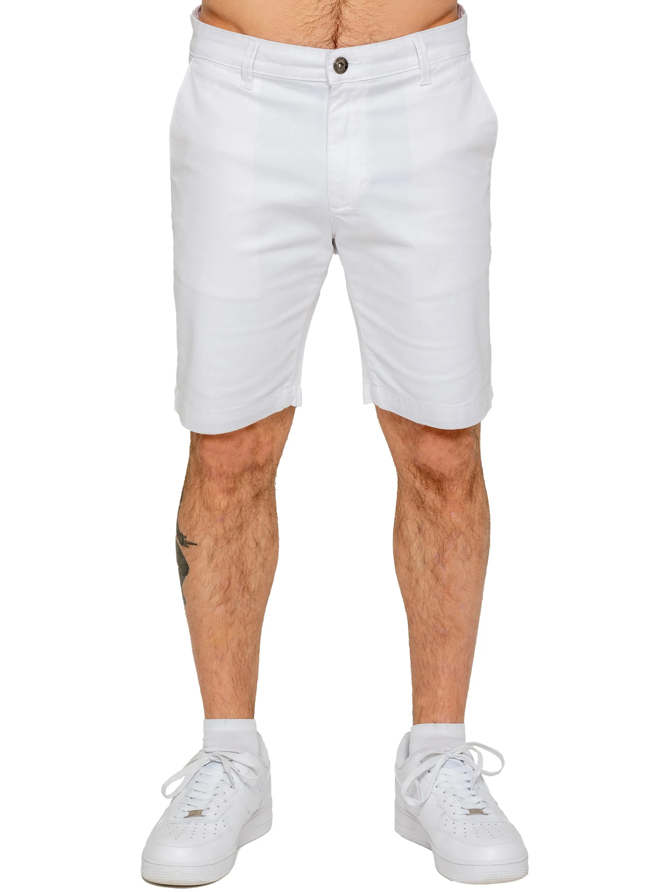 Enzo | Mens Stretch Chino Shorts
