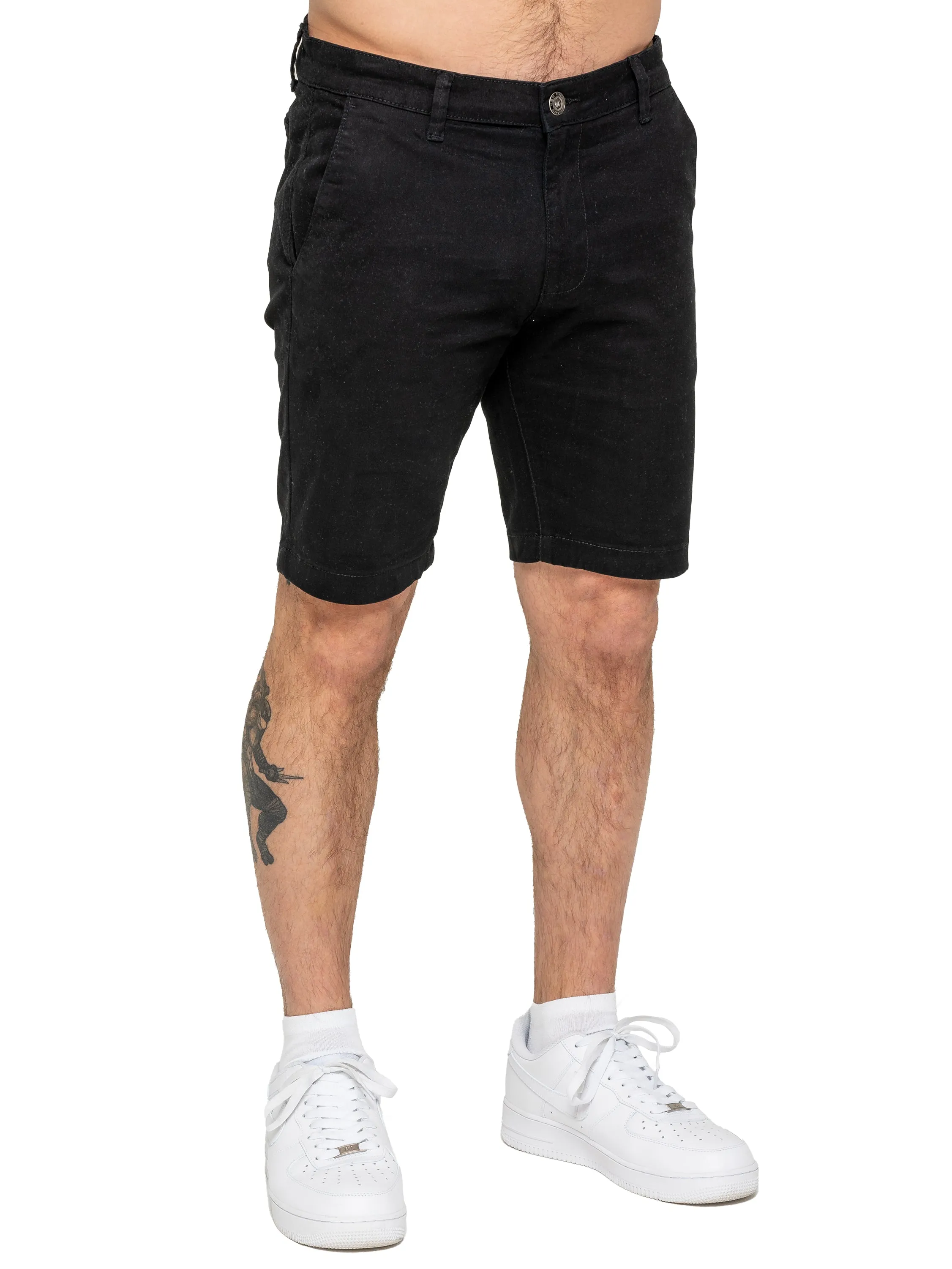 Enzo | Mens Stretch Chino Shorts