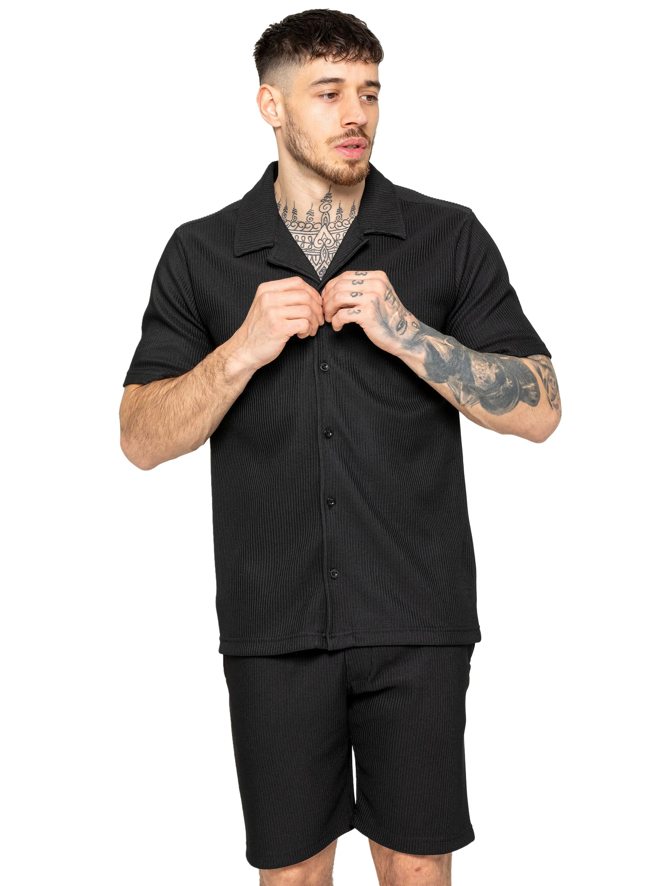 Enzo | Mens Textured Summer Outfit Set