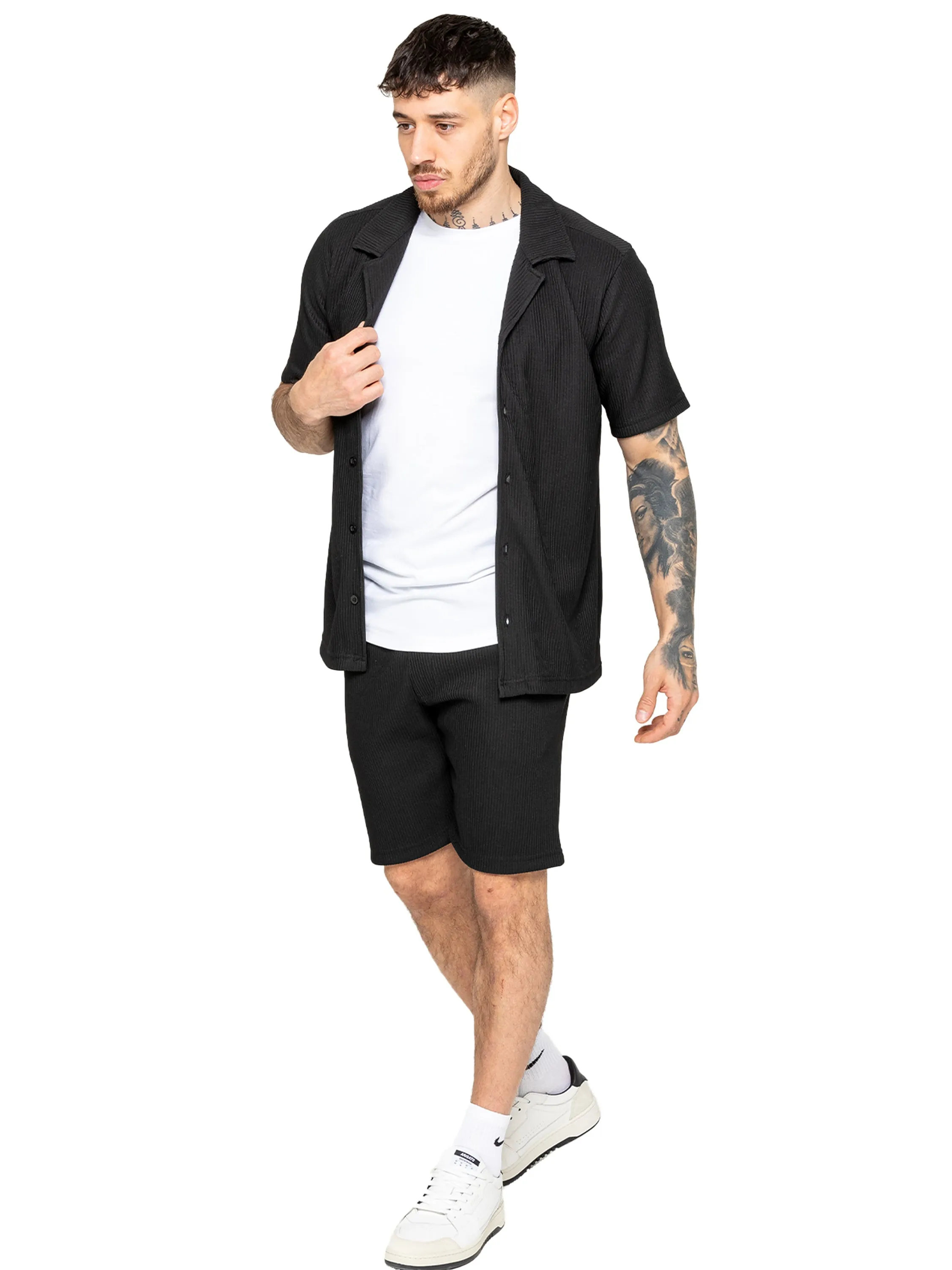Enzo | Mens Textured Summer Outfit Set