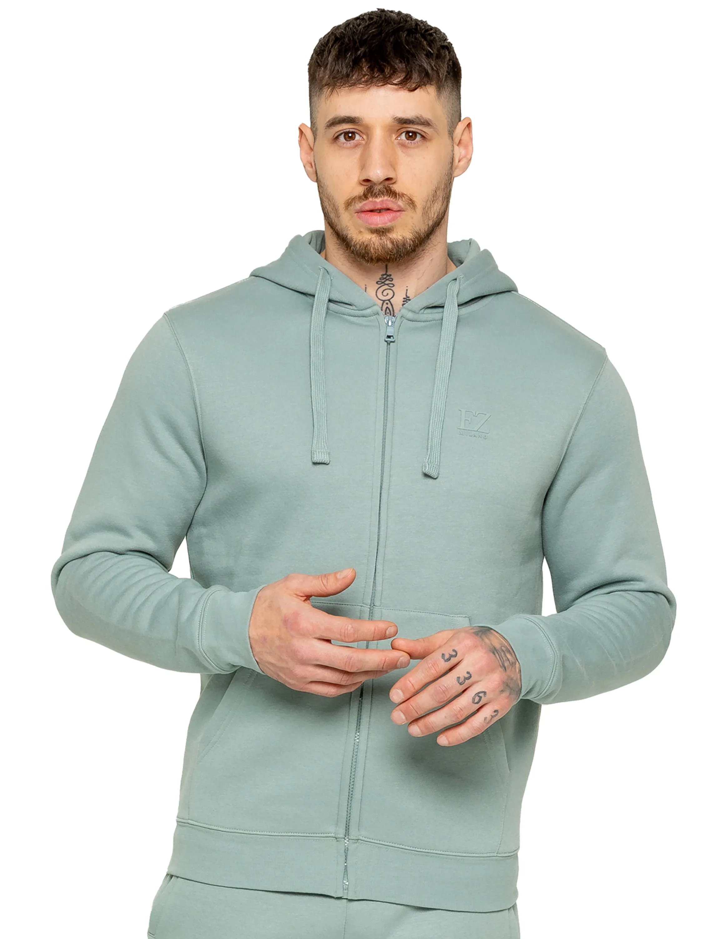 Enzo | Mens Zip Hoodie Tracksuit Set