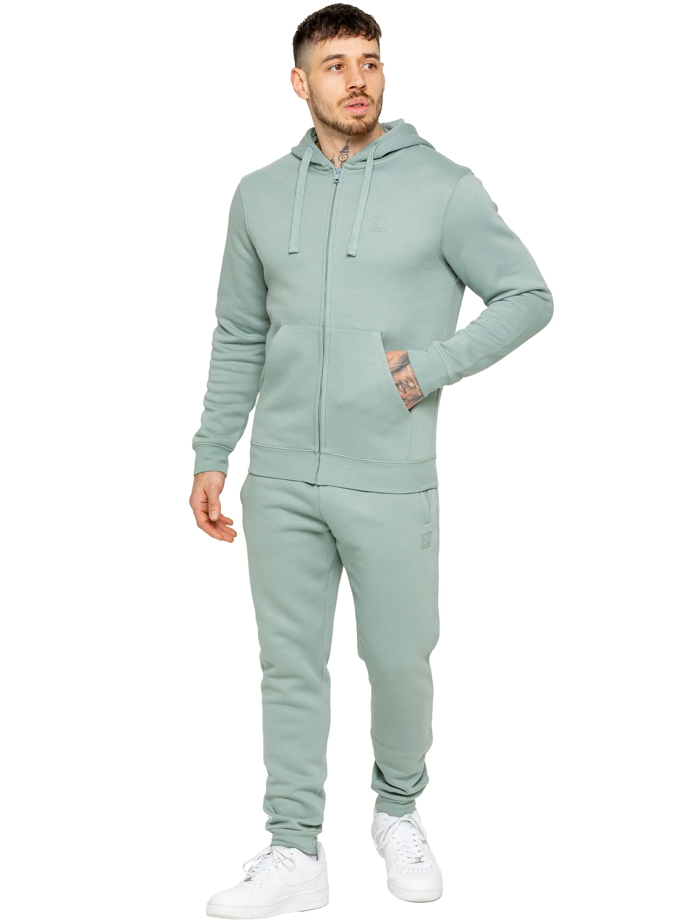 Enzo | Mens Zip Hoodie Tracksuit Set