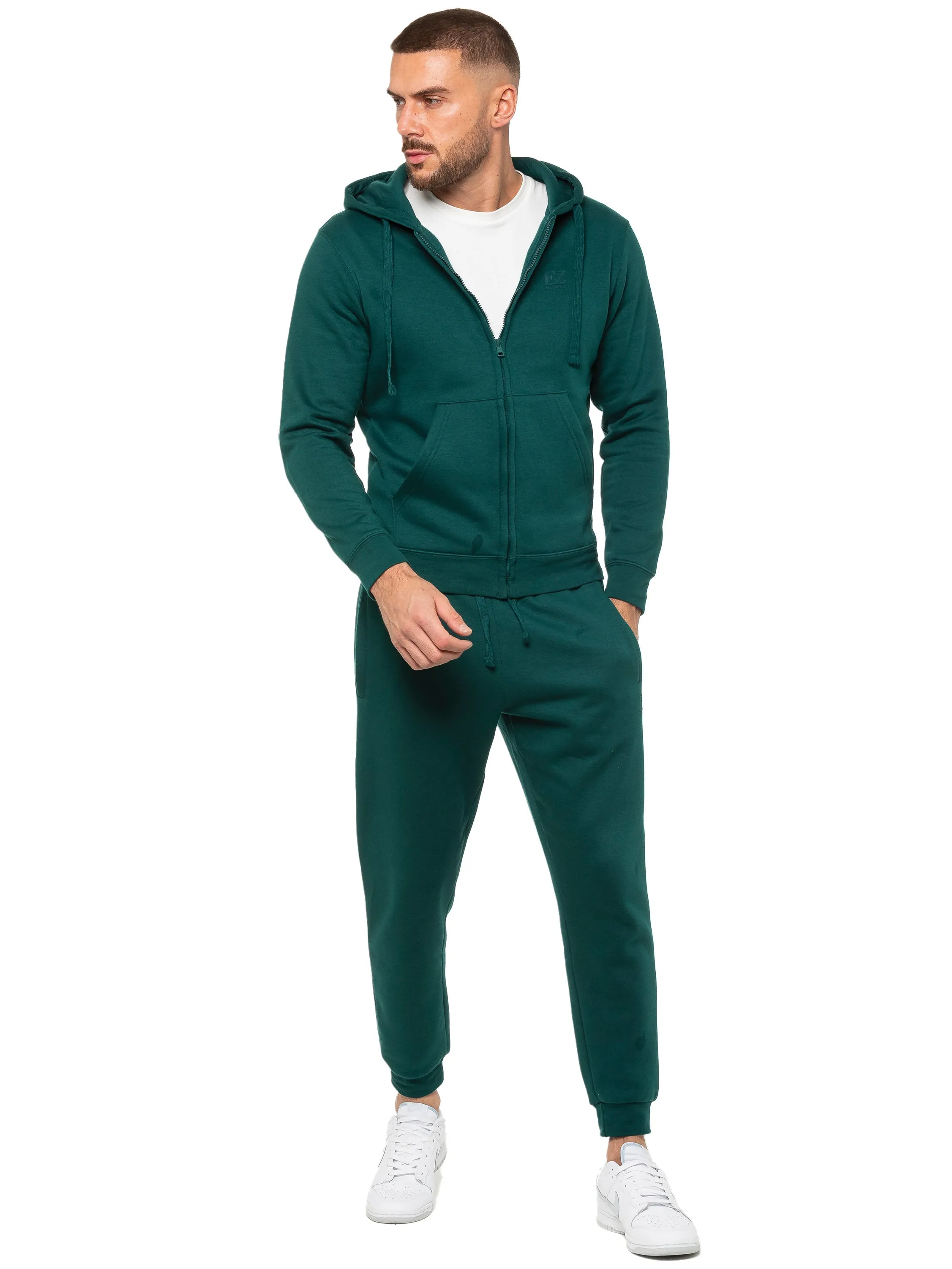 Enzo | Mens Zip Hoodie Tracksuit Set