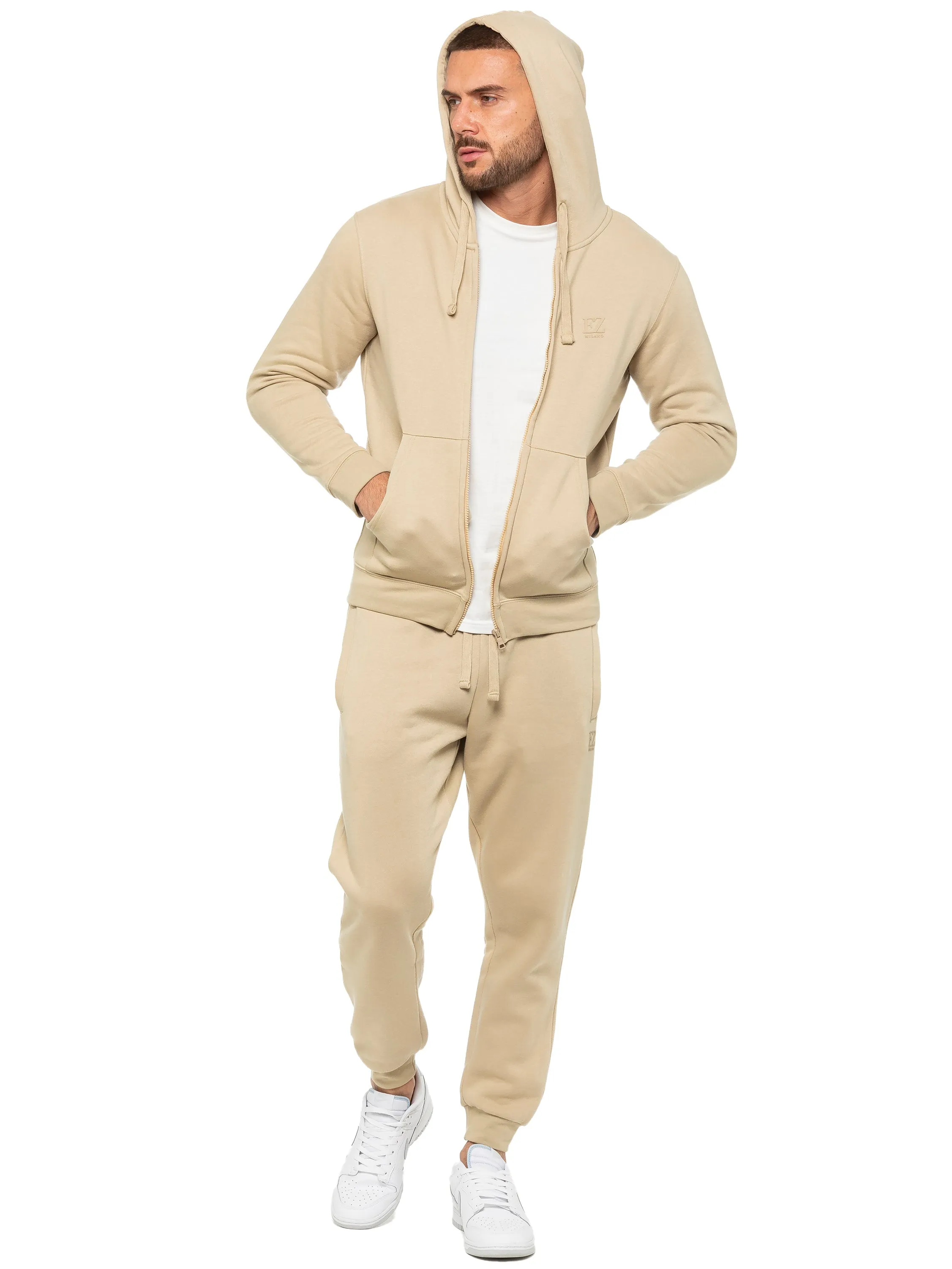 Enzo | Mens Zip Hoodie Tracksuit Set