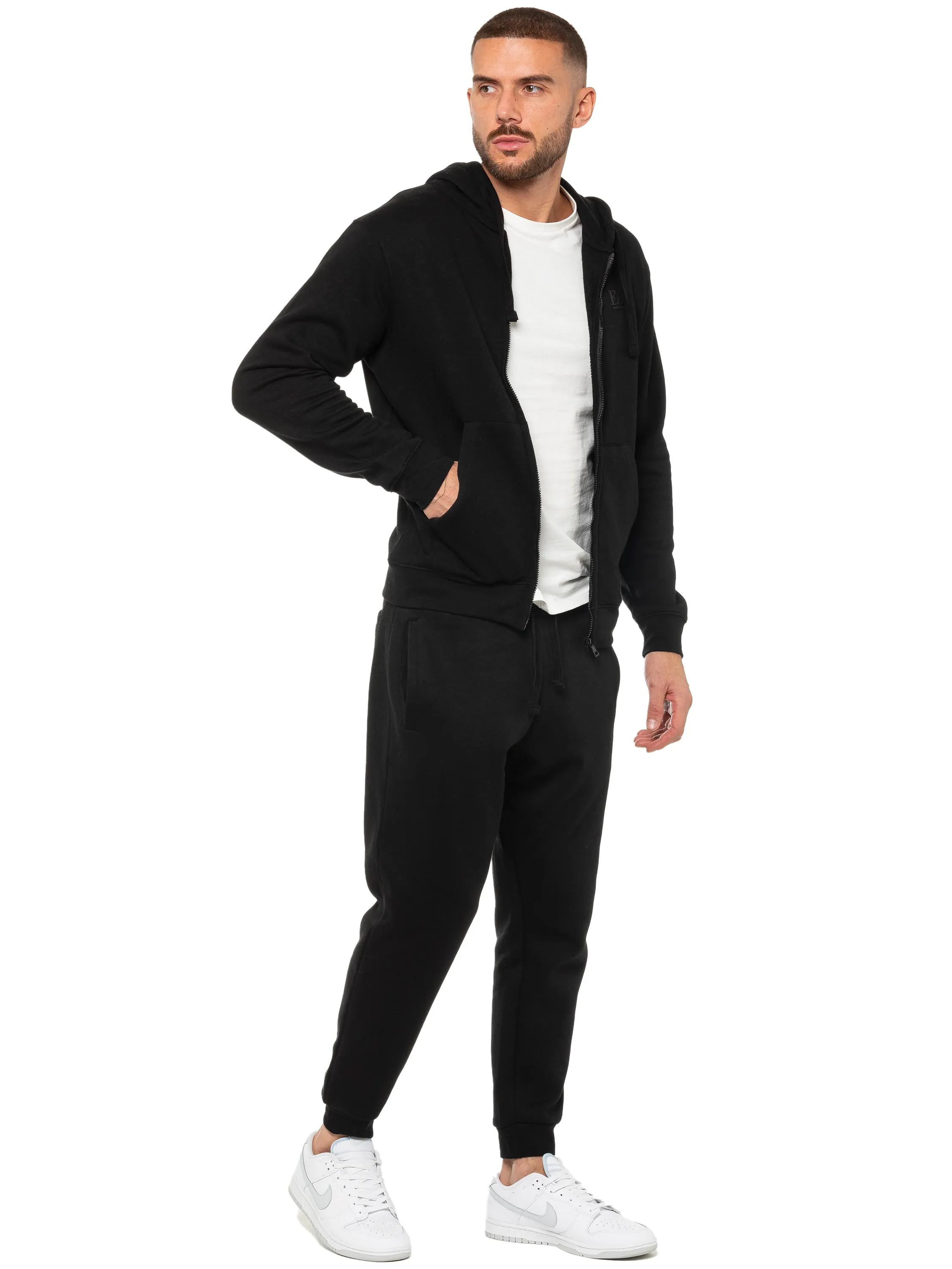 Enzo | Mens Zip Hoodie Tracksuit Set