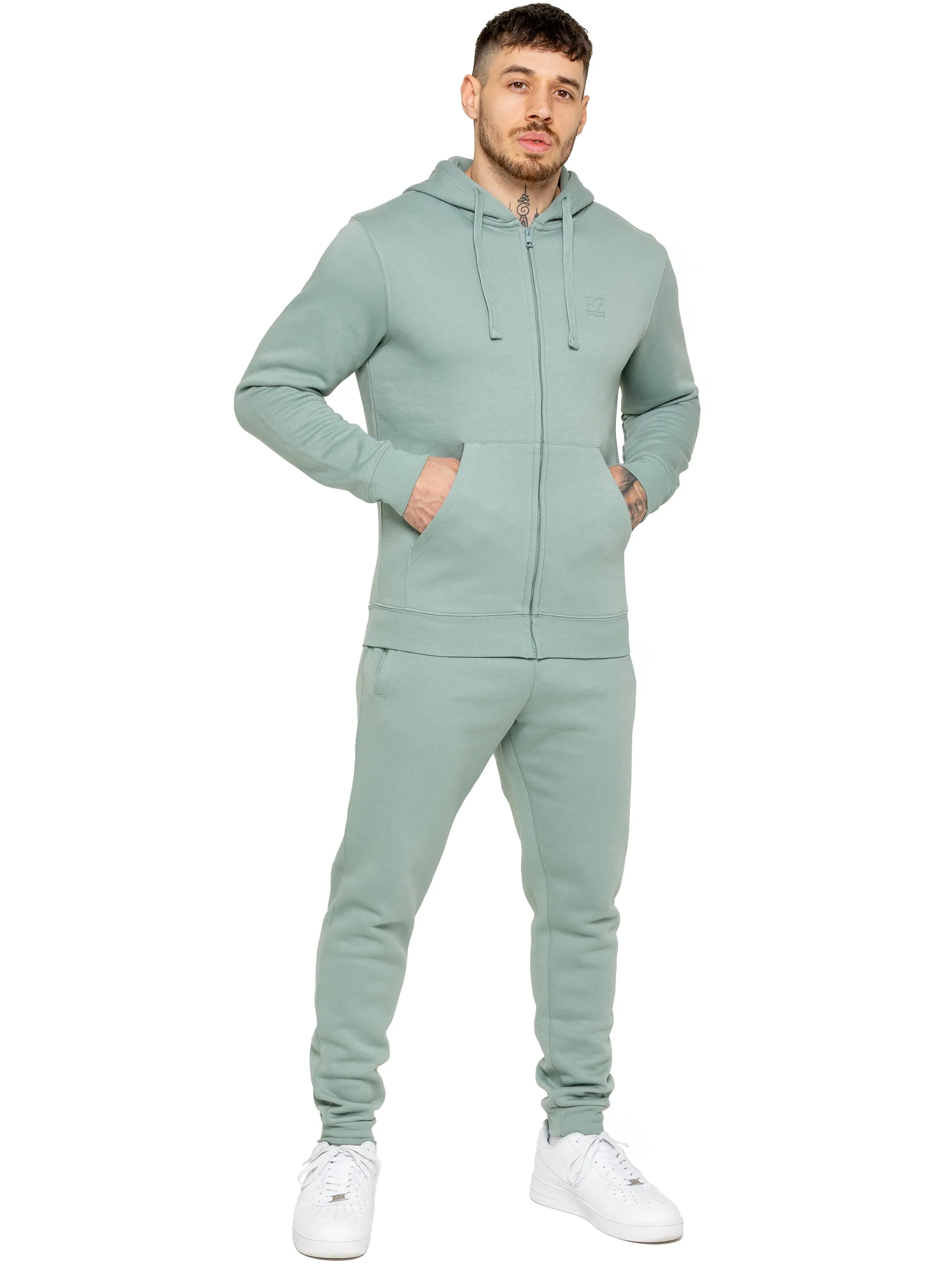 Enzo | Mens Zip Hoodie Tracksuit Set