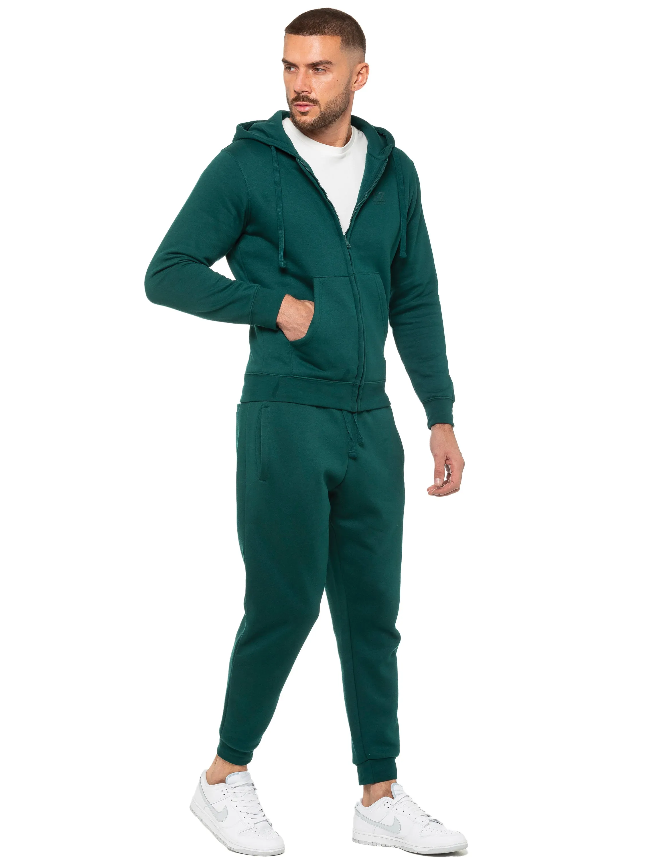 Enzo | Mens Zip Hoodie Tracksuit Set