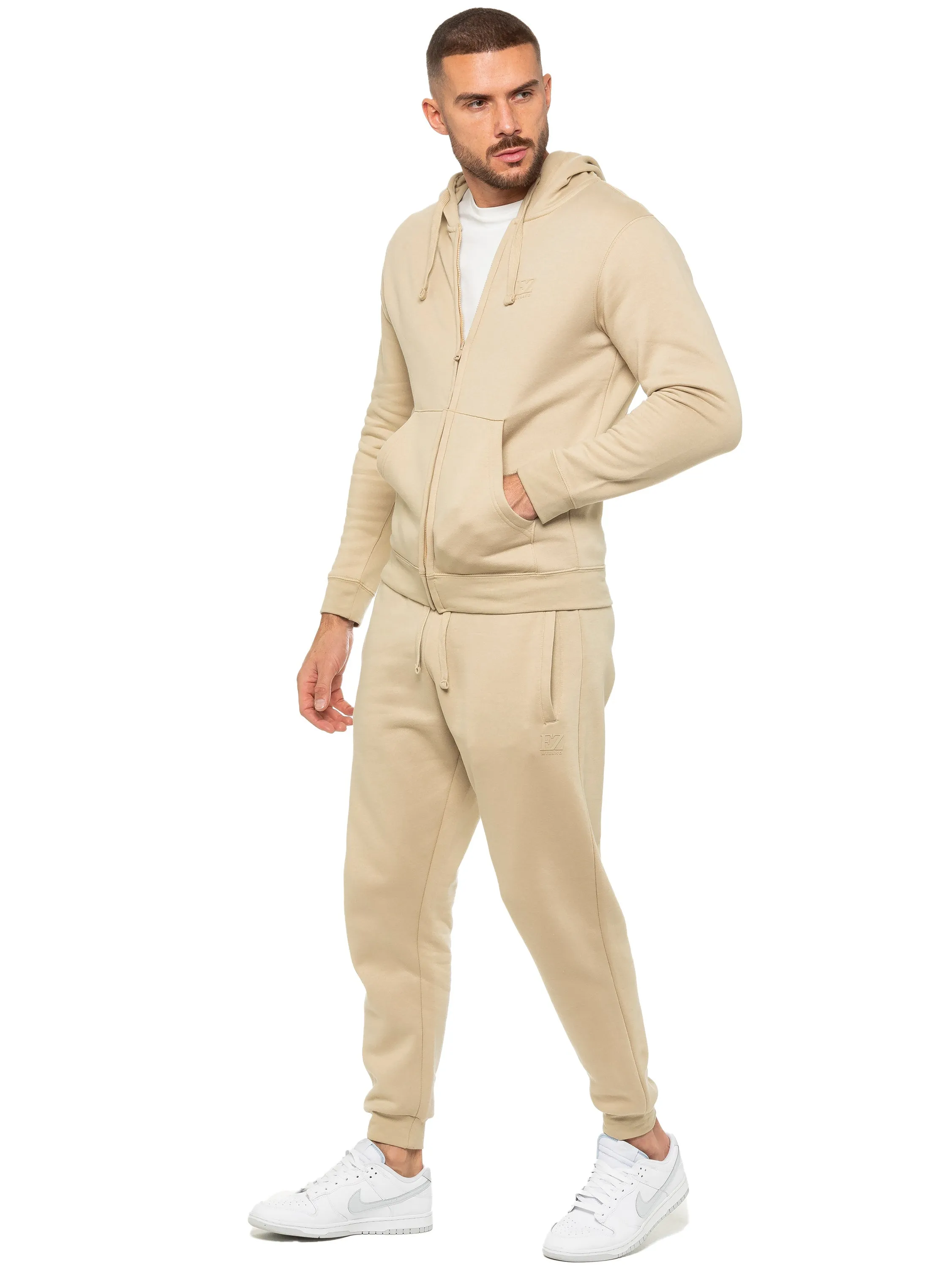 Enzo | Mens Zip Hoodie Tracksuit Set