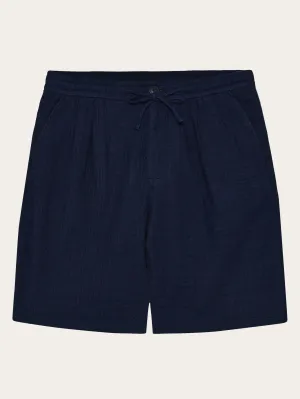 FIG Loose fit dobby shorts - GOTS/Vegan Knowledge Cotton