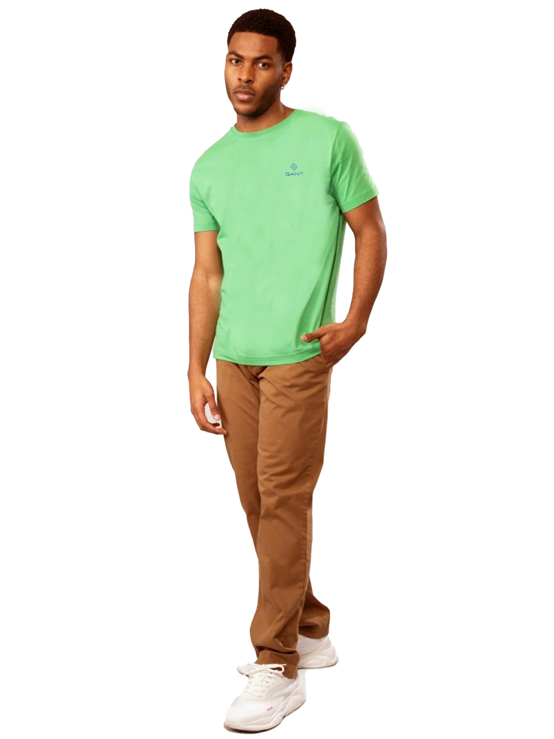 Gant Contrast Logo | Mens Crew Neck T-Shirt
