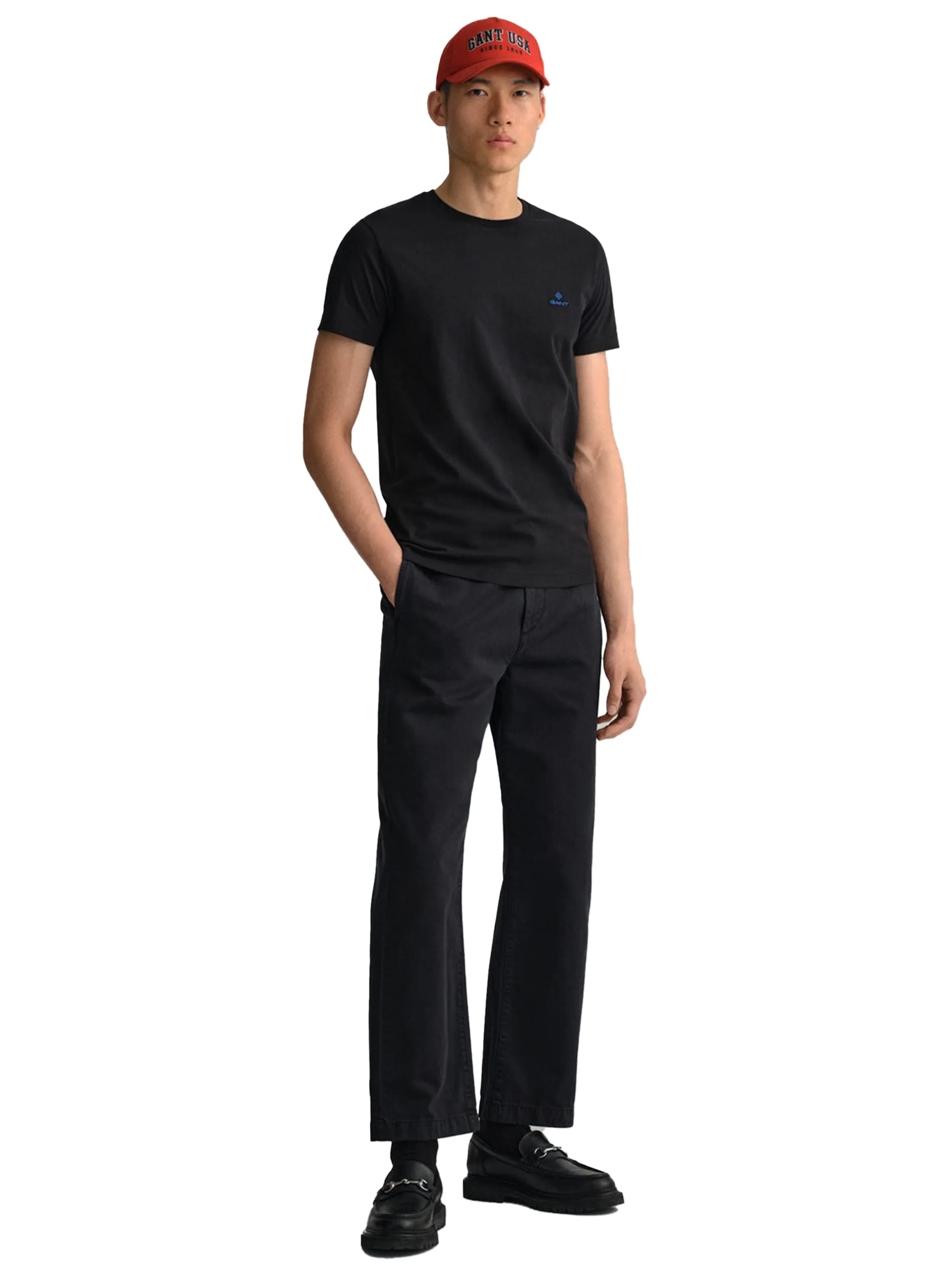 Gant Contrast Logo | Mens Crew Neck T-Shirt