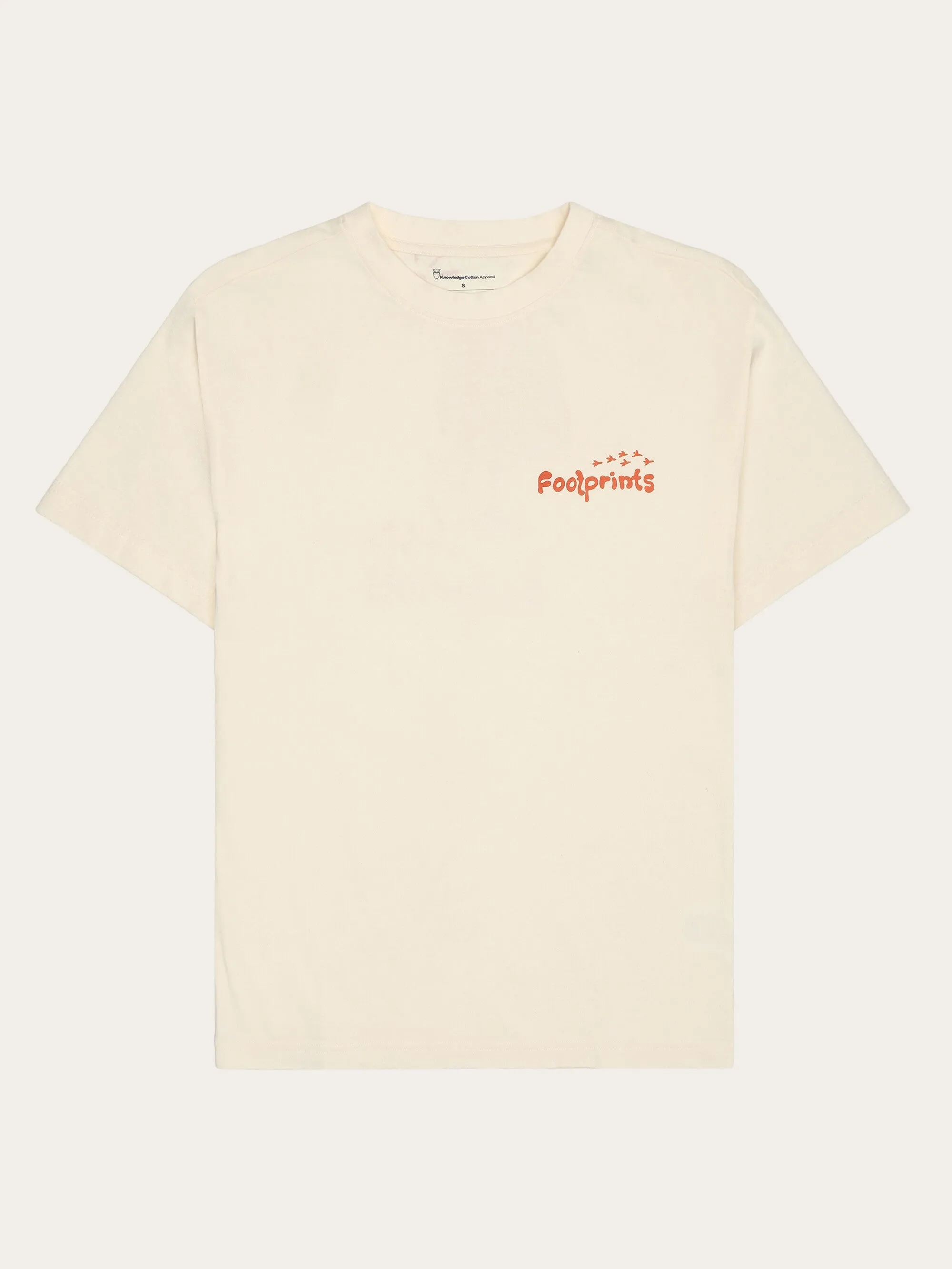 GRAPHIC t-shirt - Regenerative Organic Certified - GOTS/Vegan - Egret Knowledge Cotton