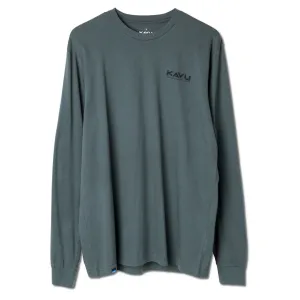Kavu LS Etch Art L/S Tee Green Gables