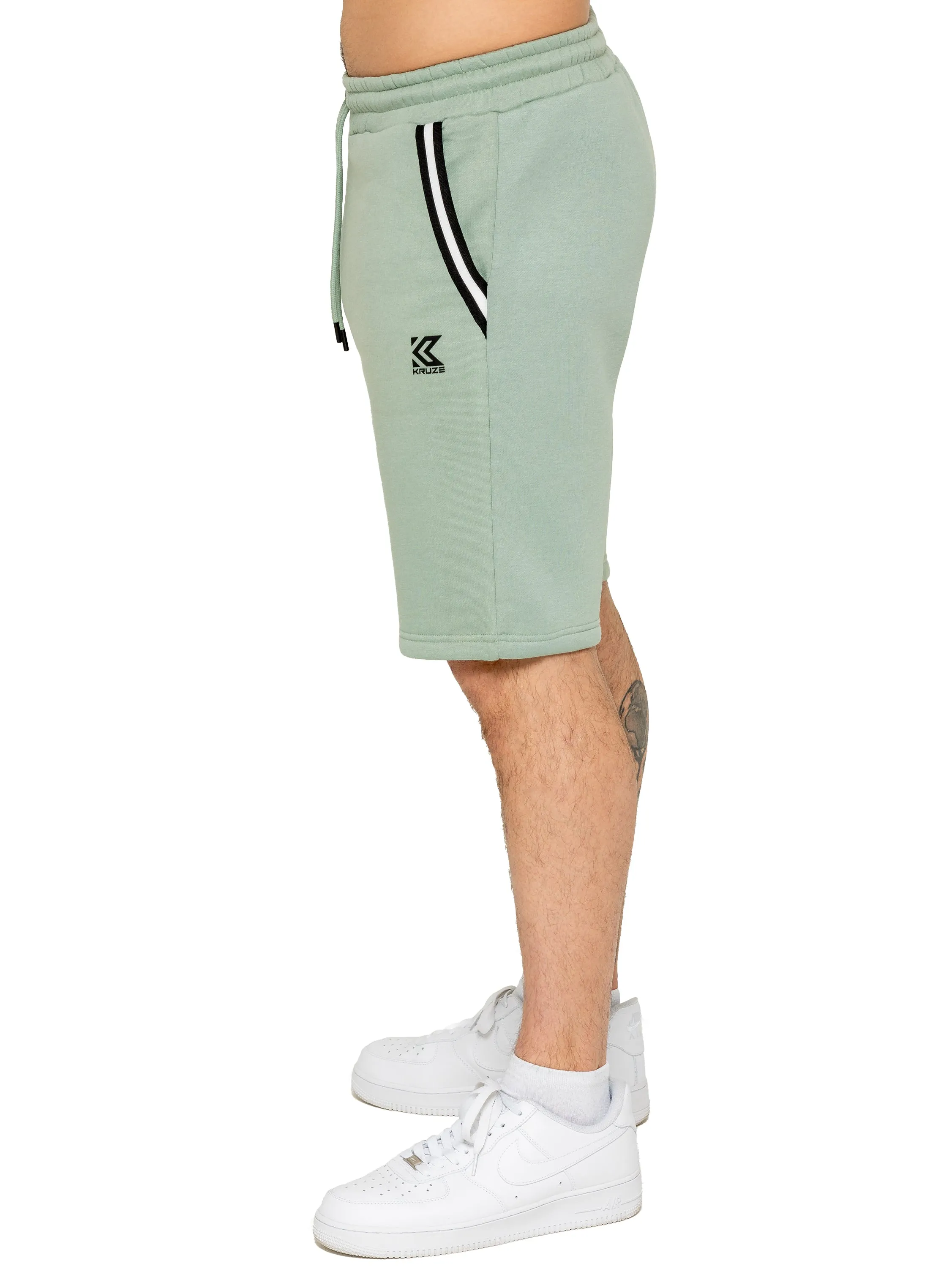 Kruze | Men's Fleece Tape Shorts