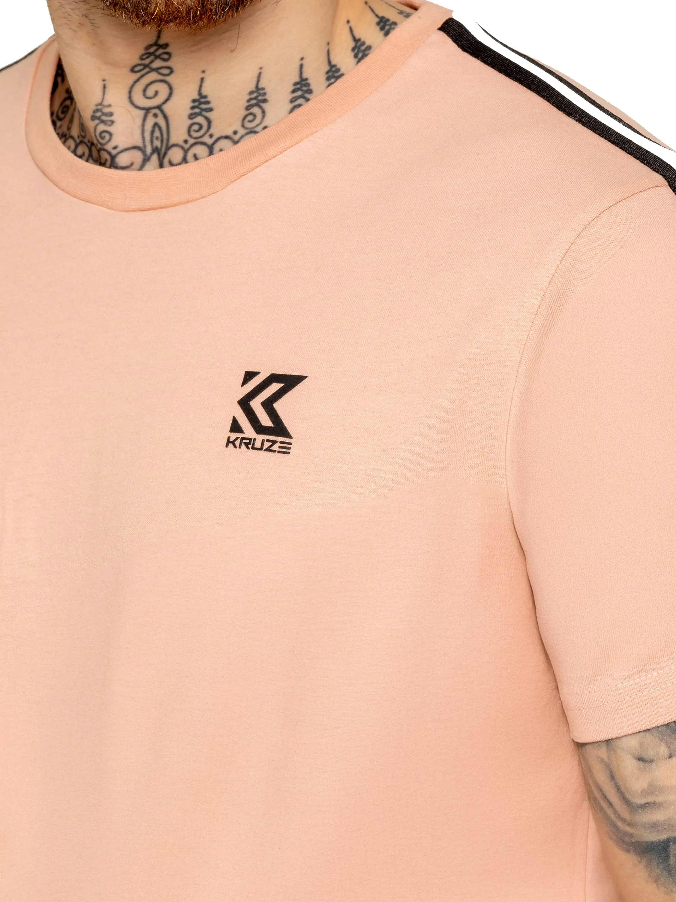 Kruze | Mens Tape T-Shirt With Shorts Set